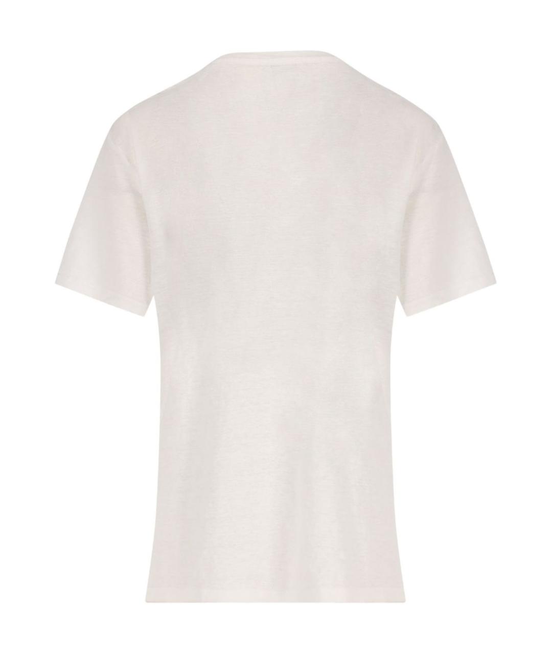 ISABEL MARANT Белая хлопковая футболка, фото 2