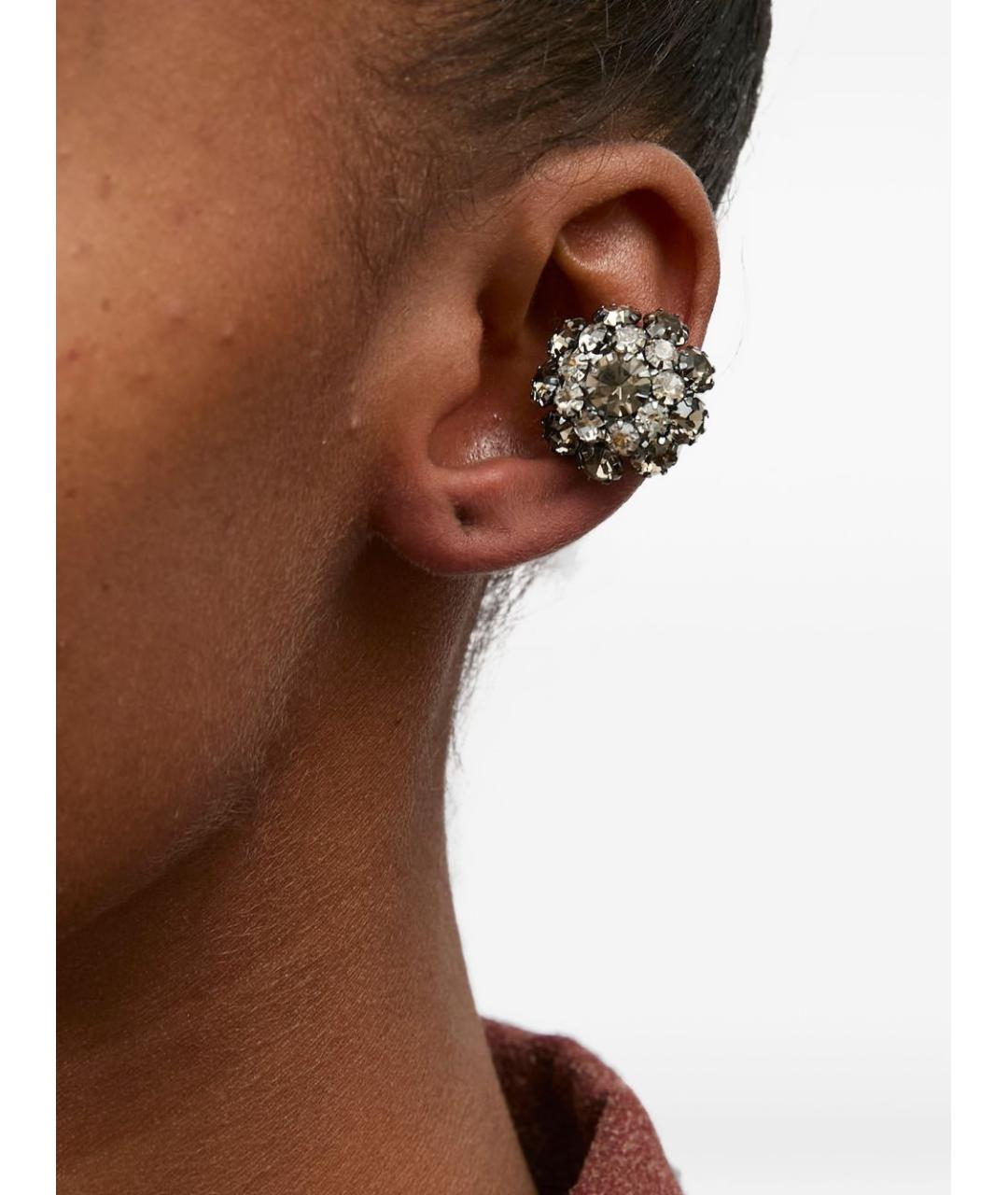 MAISON MARGIELA Серебряные металлические серьги, фото 2