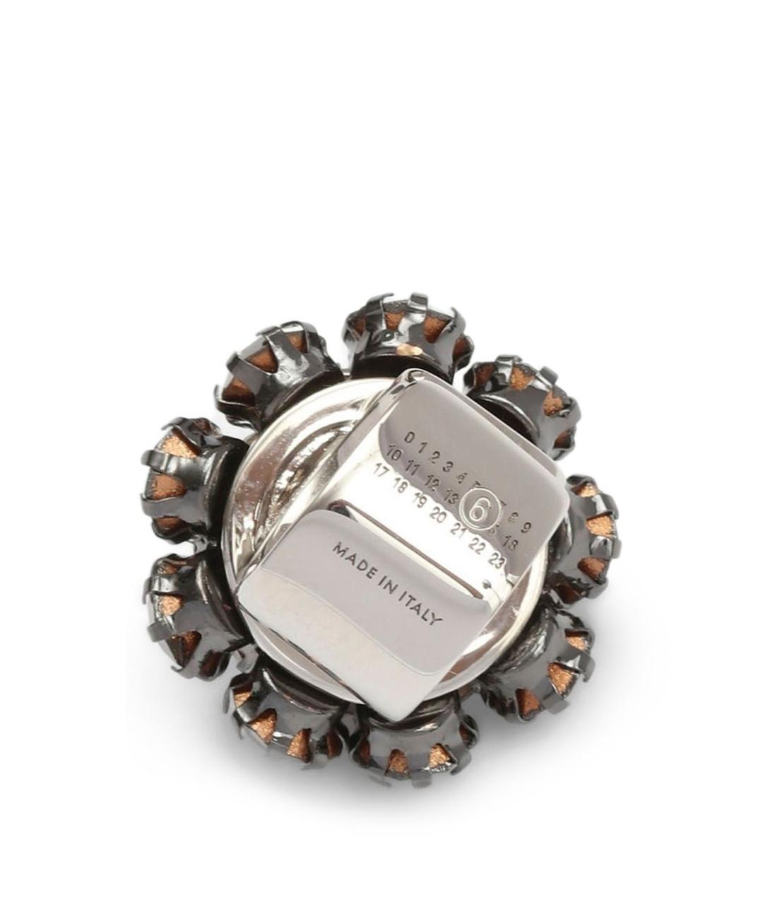 MAISON MARGIELA Серебряные металлические серьги, фото 3