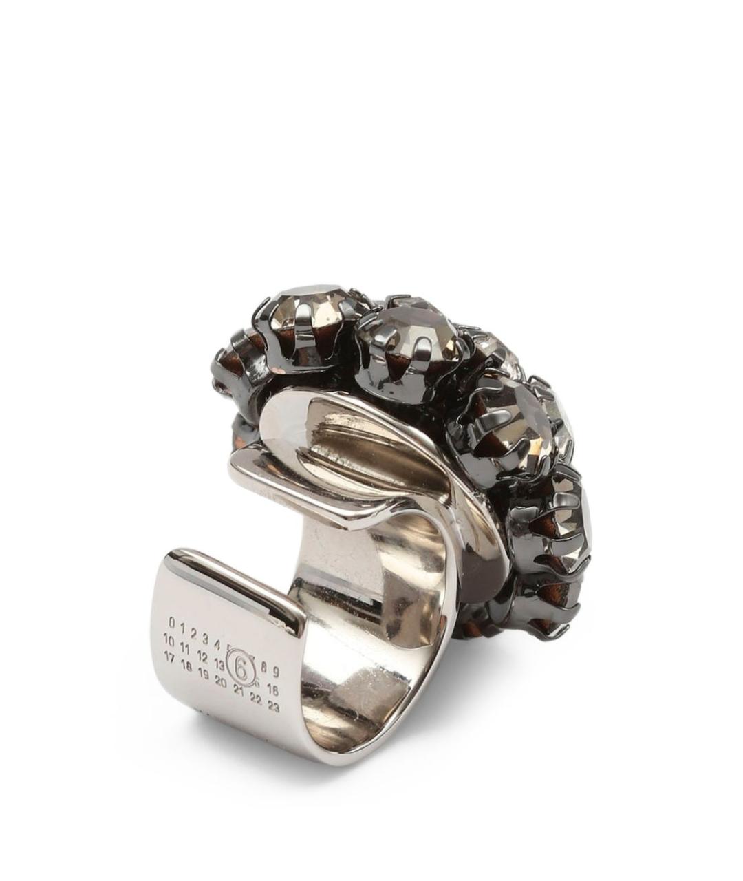 MAISON MARGIELA Серебряные металлические серьги, фото 4