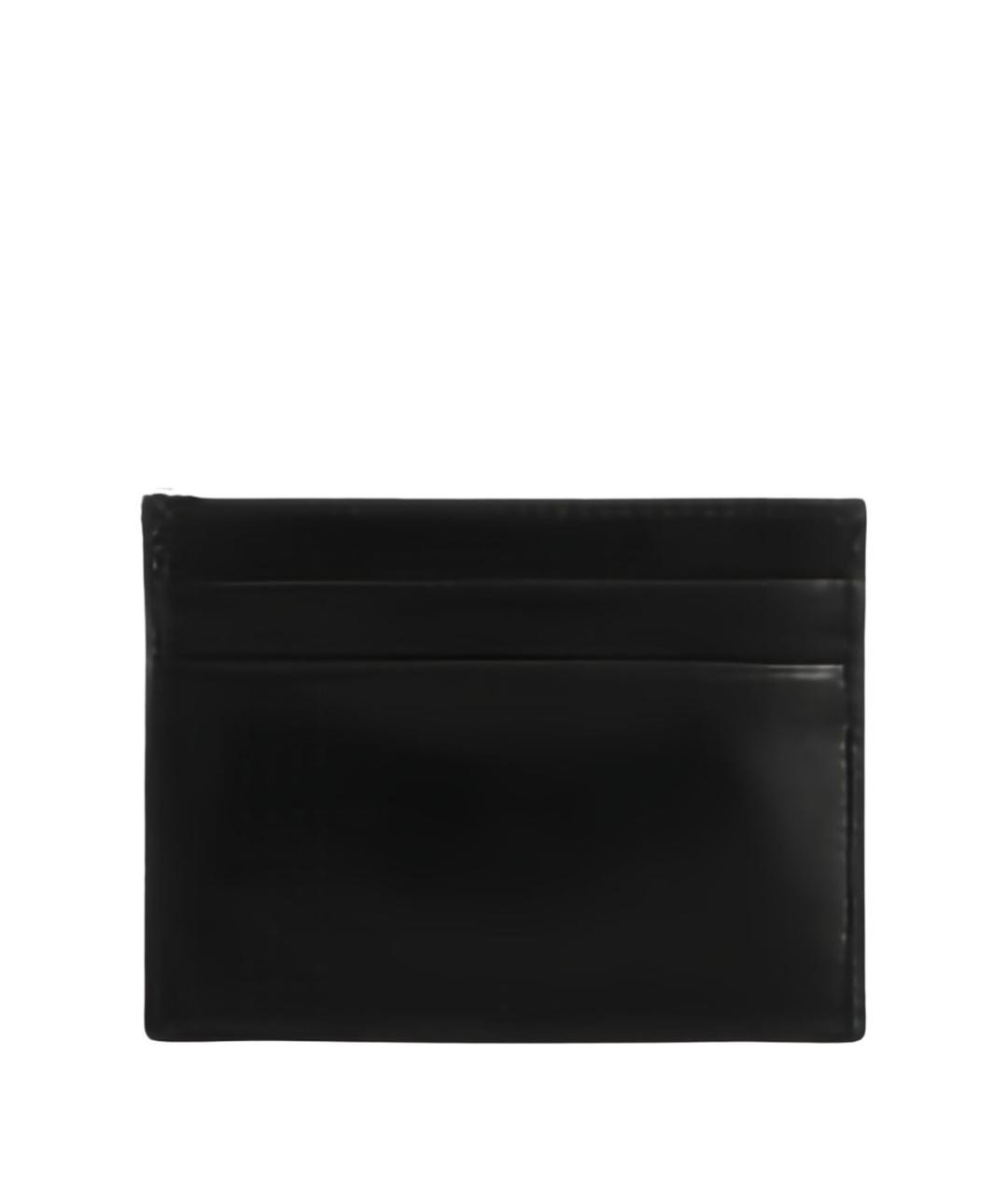 DOLCE&GABBANA Черный кожаный кардхолдер, фото 3