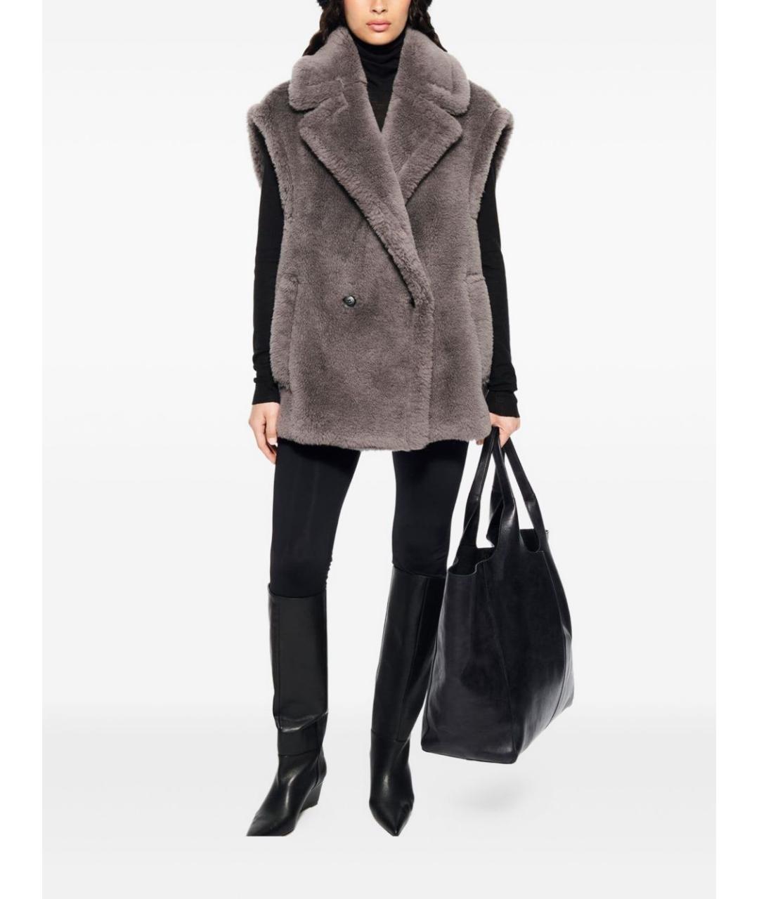 STAND STUDIO Серый жилет, фото 3