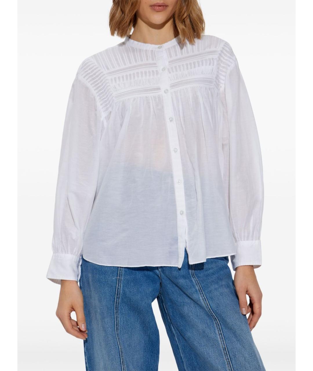 ISABEL MARANT Белая хлопковая рубашка, фото 3