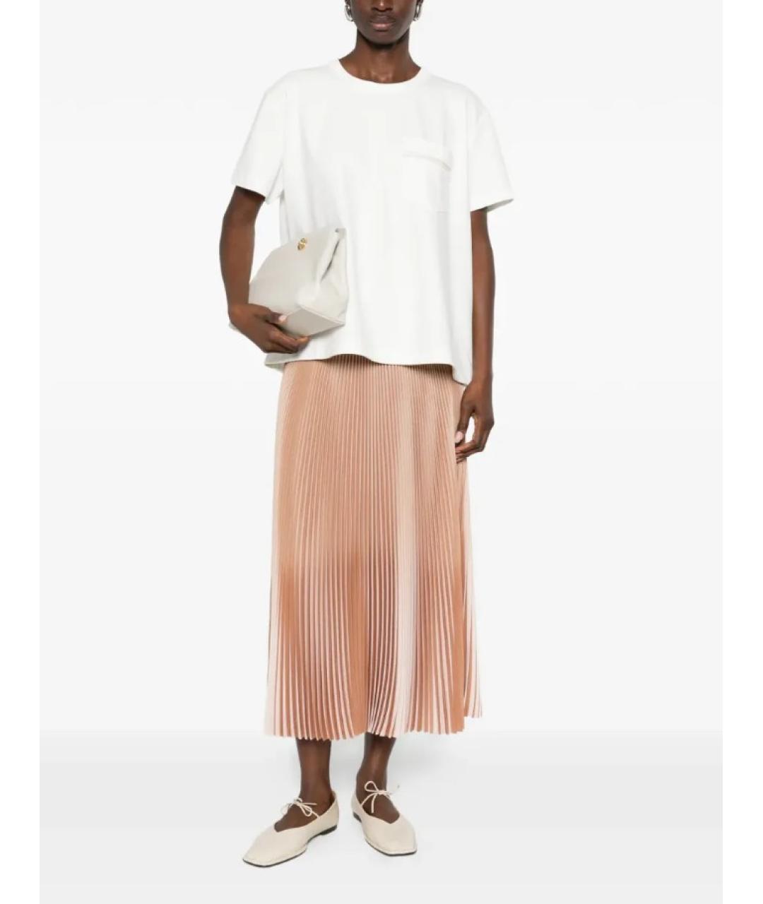 FABIANA FILIPPI Белая хлопковая футболка, фото 3