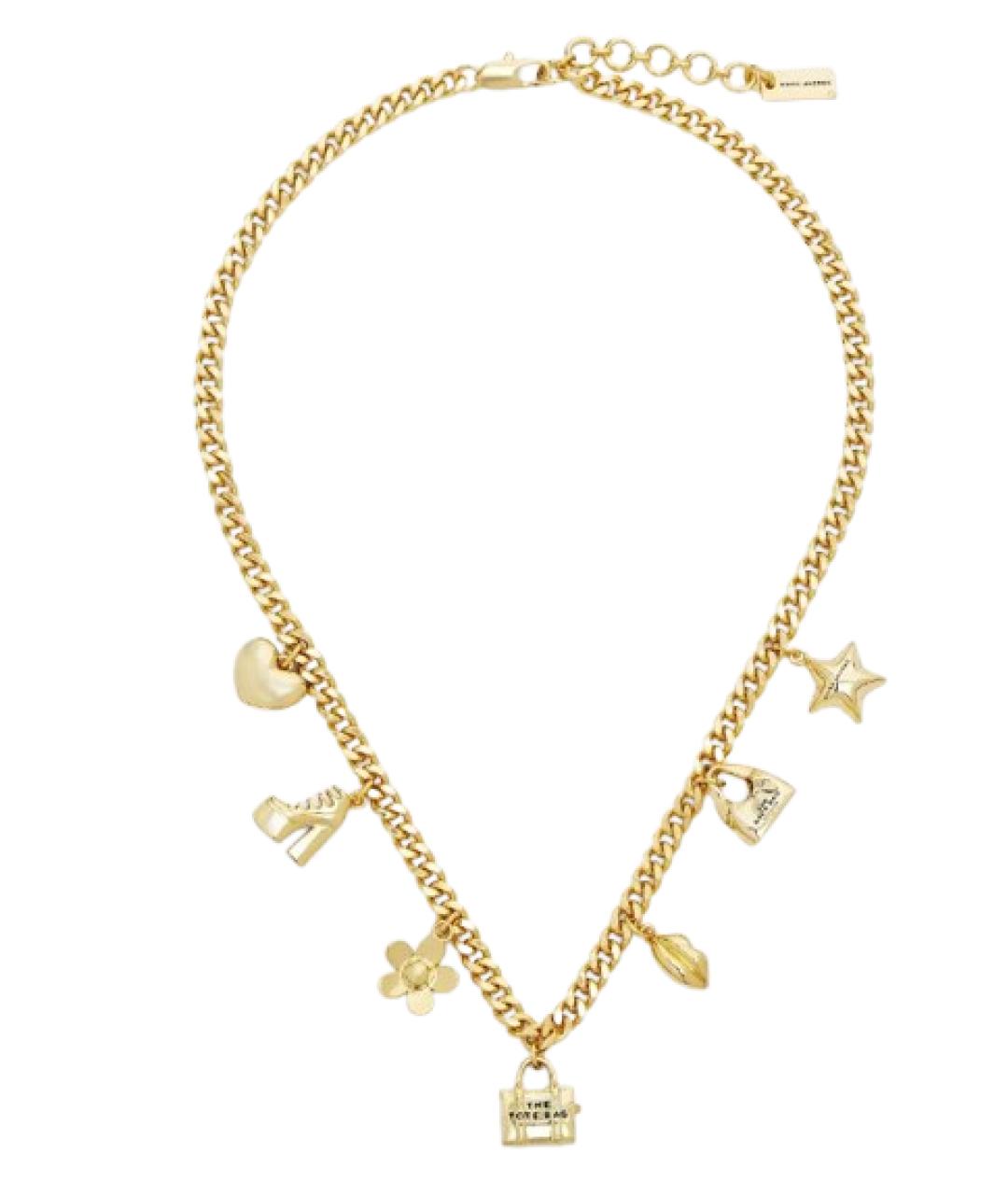 MARC JACOBS Золотое латунное колье, фото 1