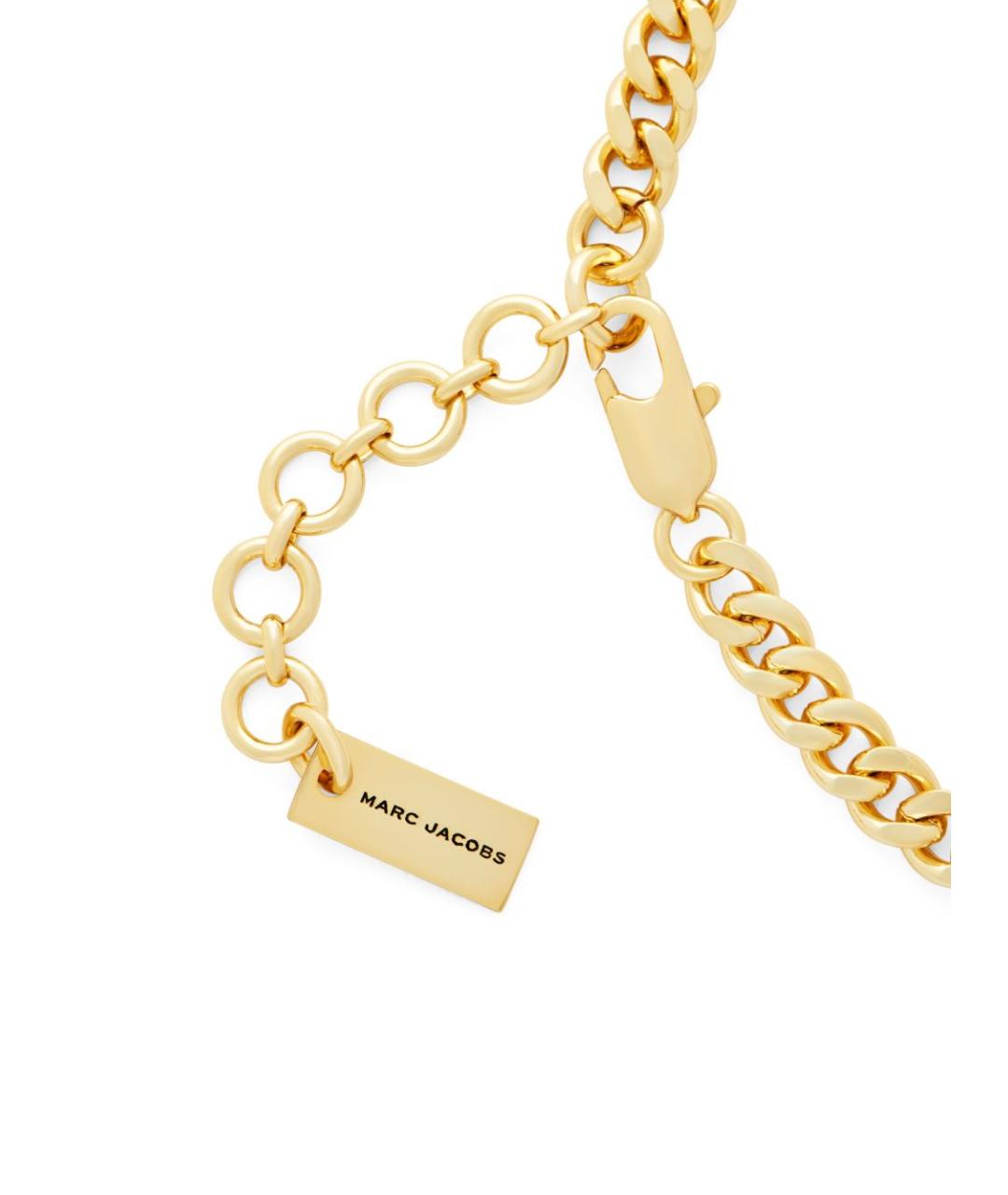 MARC JACOBS Золотое латунное колье, фото 4