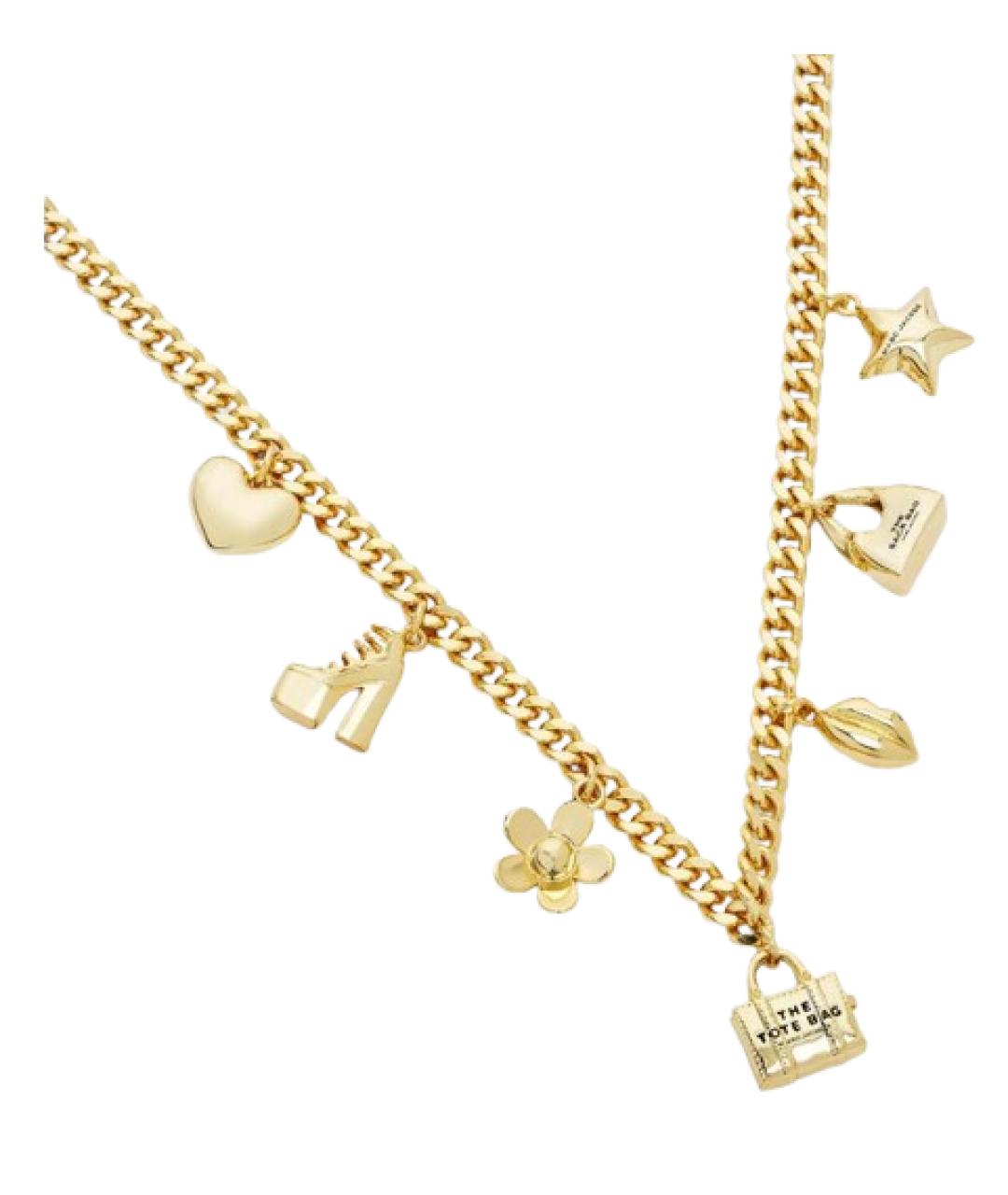 MARC JACOBS Золотое латунное колье, фото 2