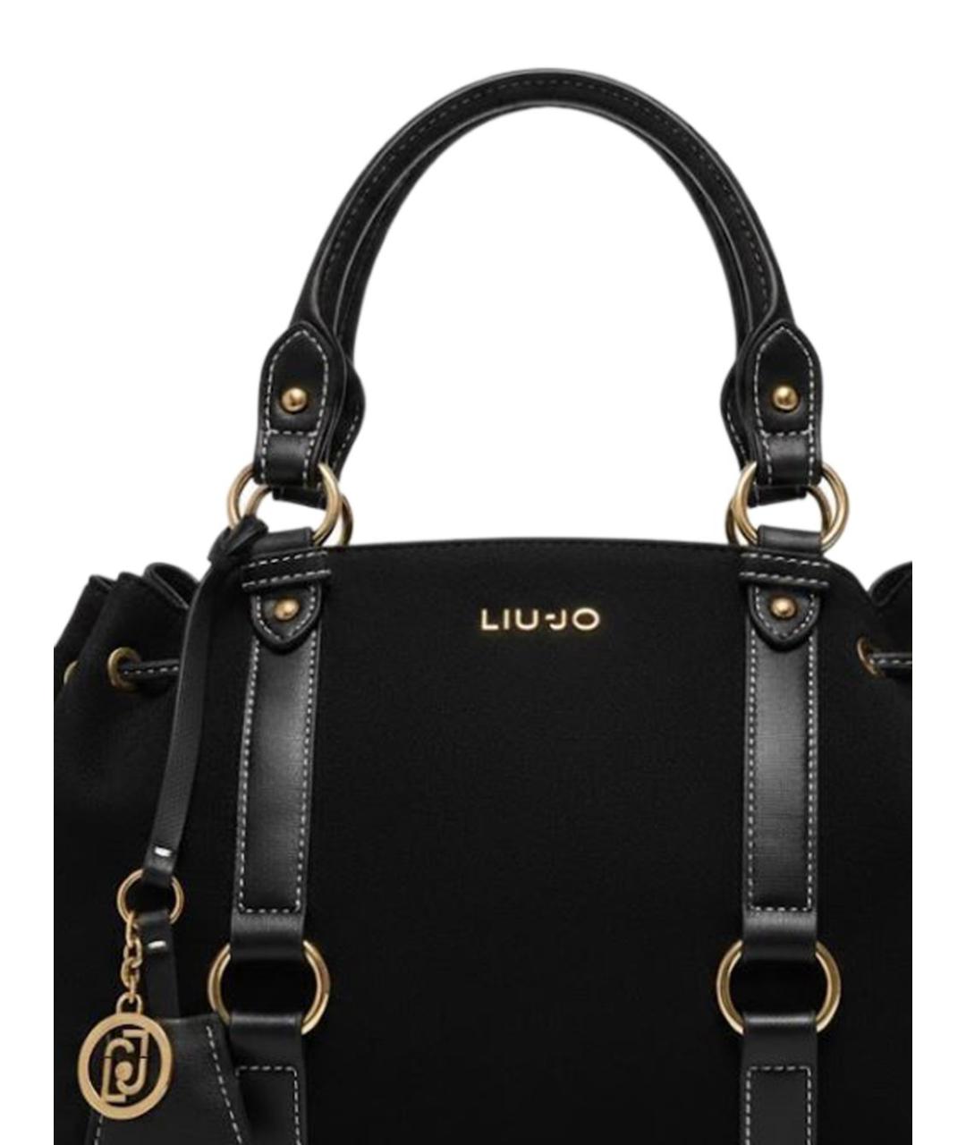 LIU JO Черная сумка тоут, фото 4