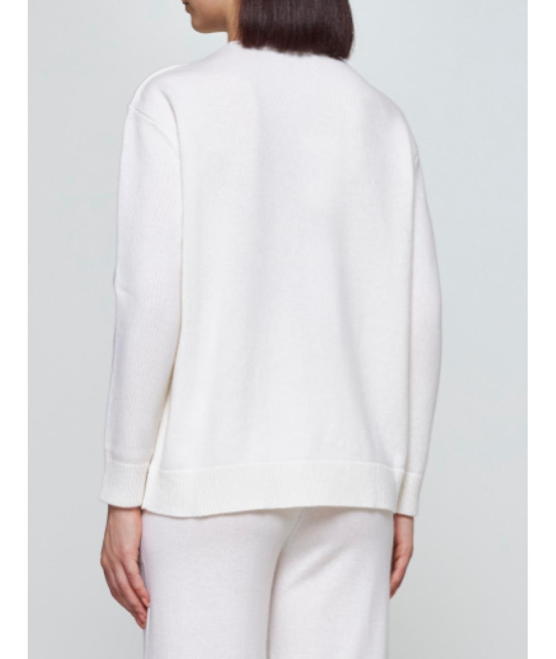 MAX MARA Белый шерстяной джемпер / свитер, фото 5