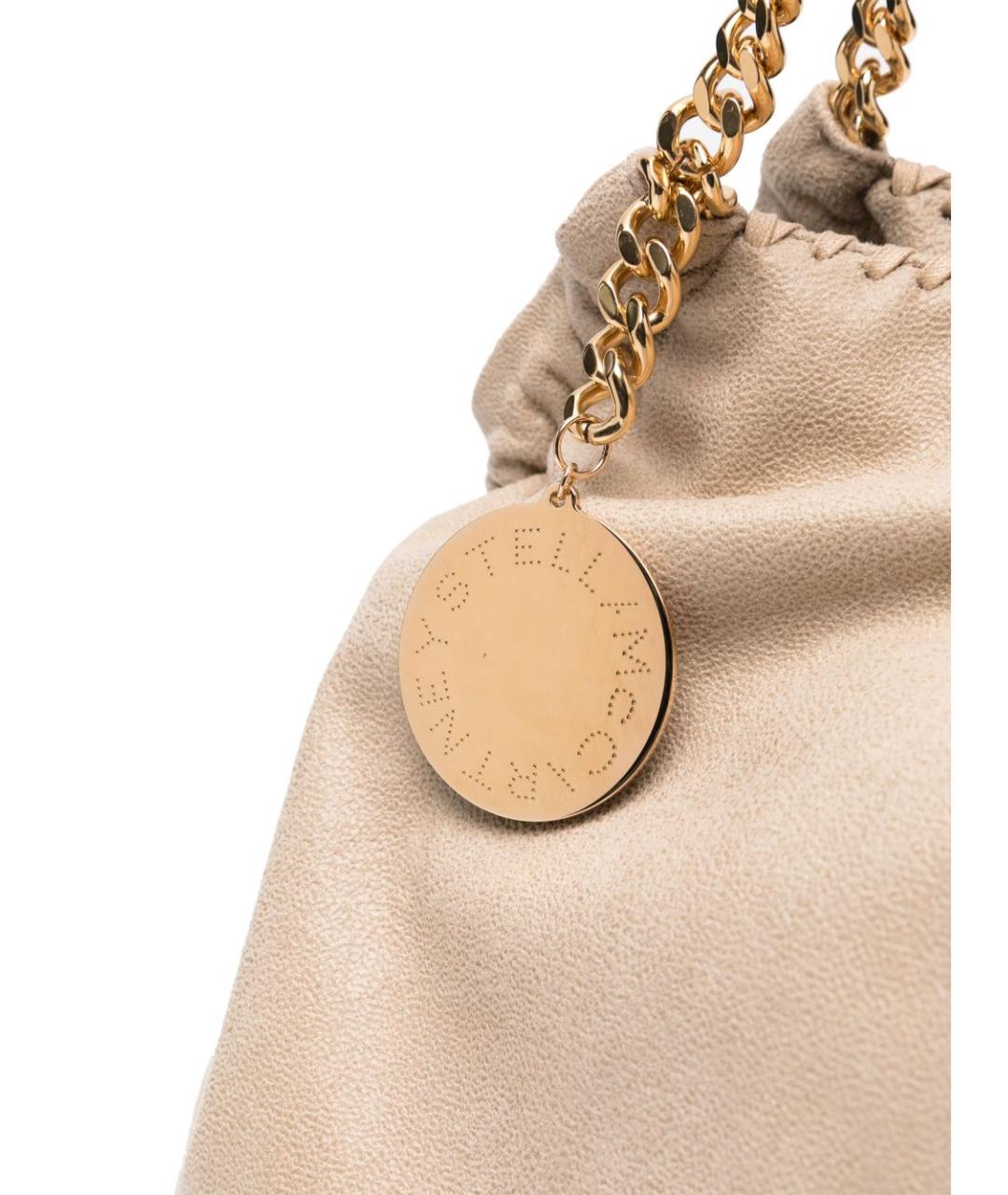 STELLA MCCARTNEY Бежевая сумка тоут из искусственной кожи, фото 2