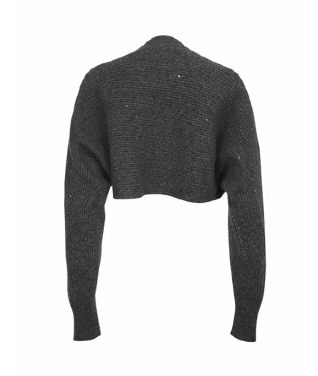 ANTONELLI FIRENZE Серый шерстяной кардиган, фото 2