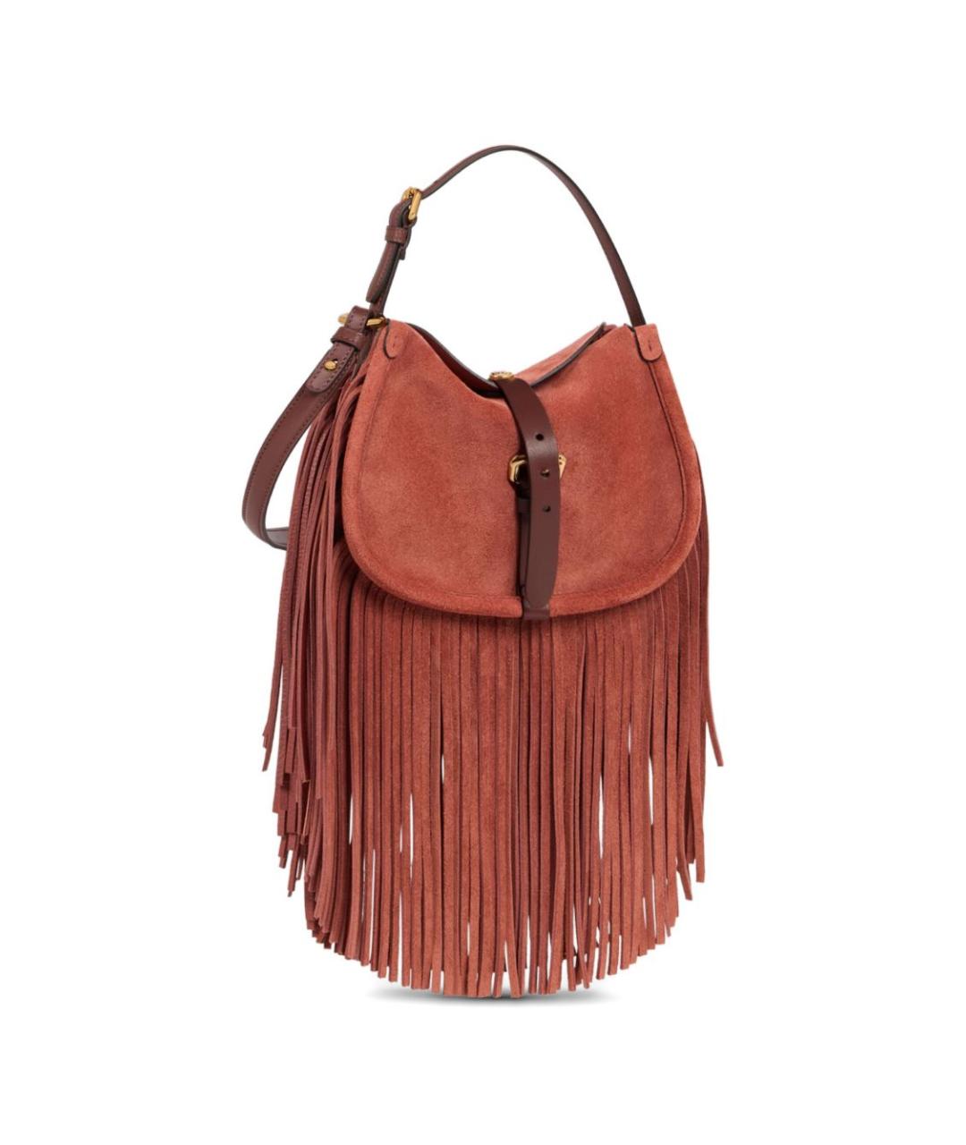 ETRO Красная замшевая сумка через плечо, фото 2