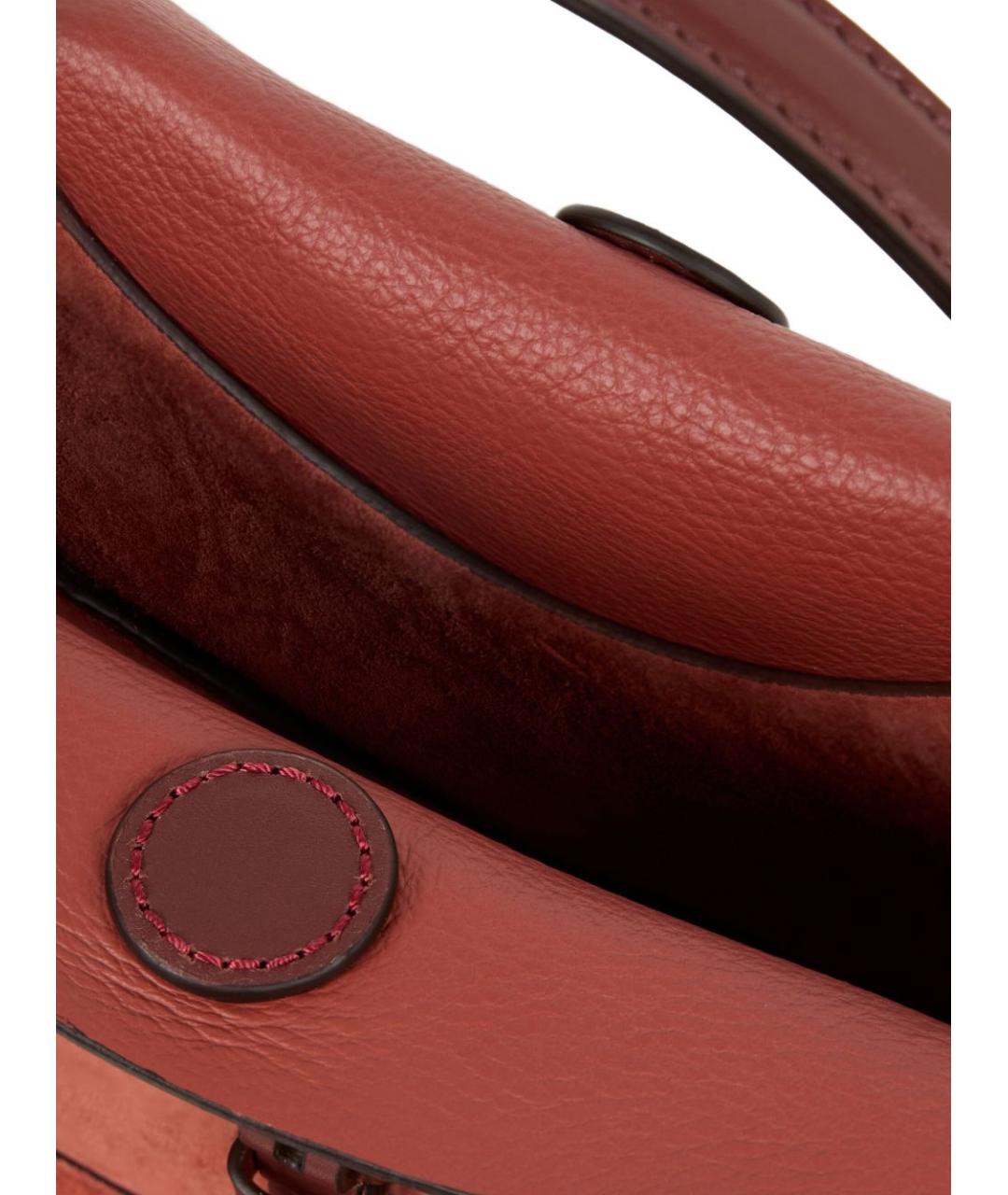 ETRO Красная замшевая сумка через плечо, фото 3