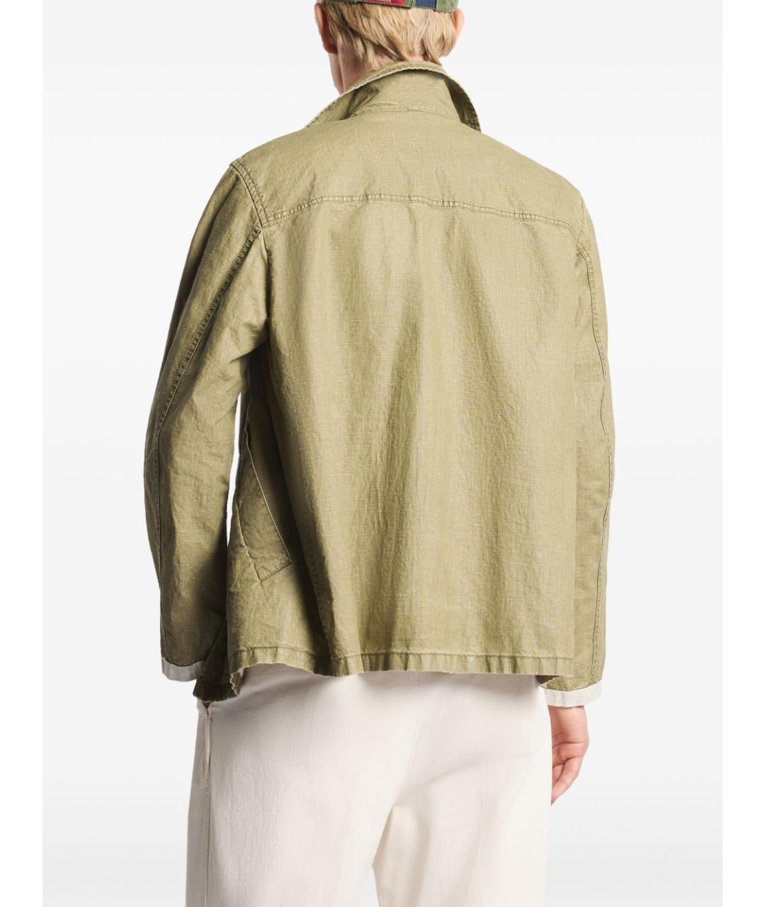 FAY Зеленая хлопковая куртка, фото 5