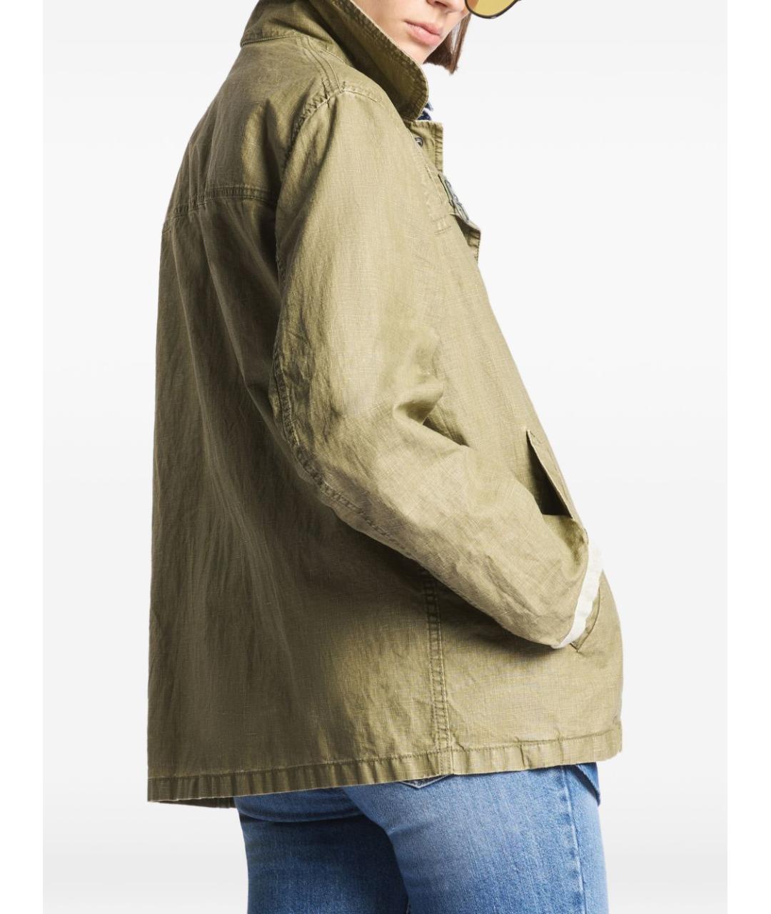 FAY Зеленая хлопковая куртка, фото 3