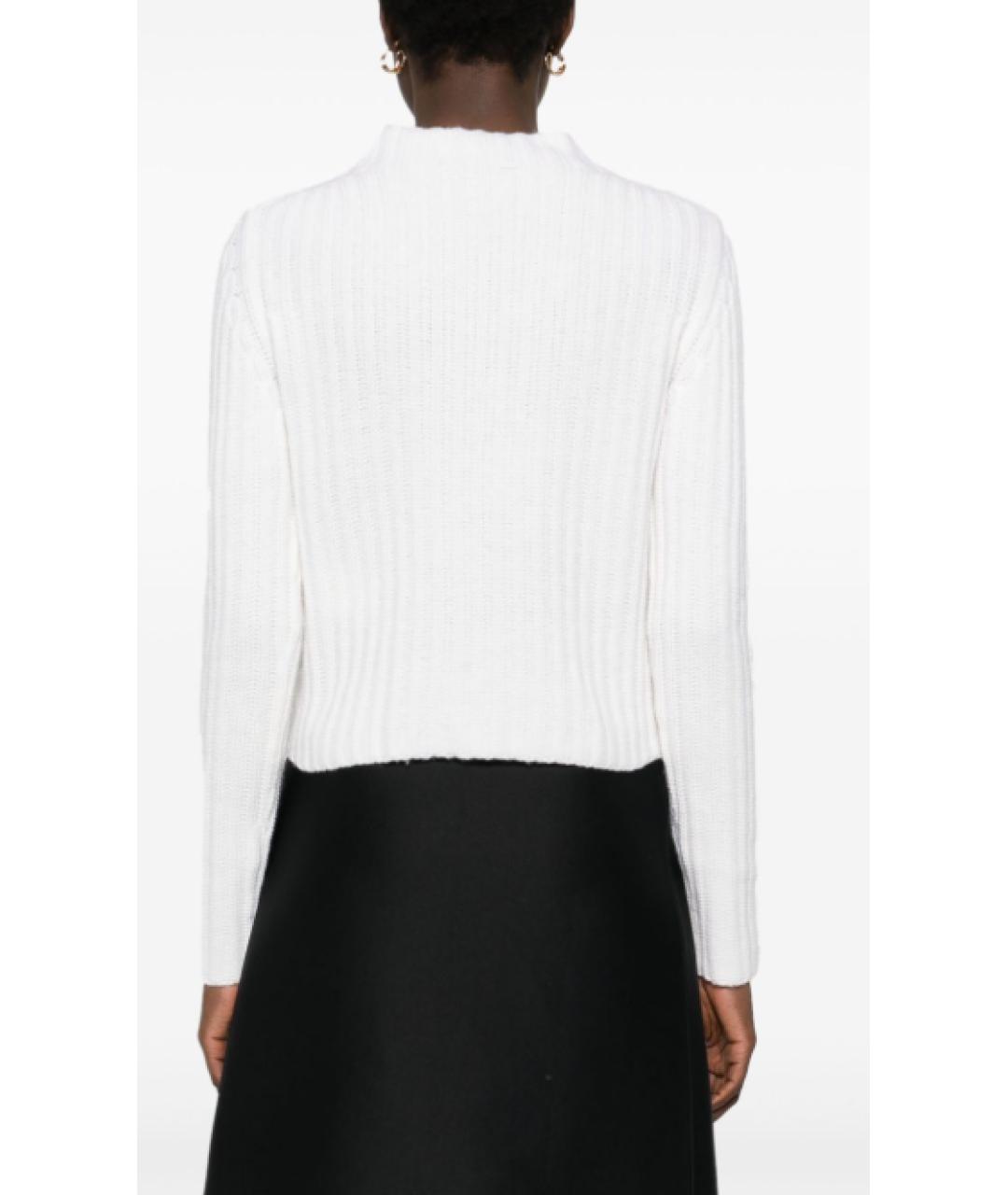 MAX MARA Белый шерстяной джемпер / свитер, фото 3