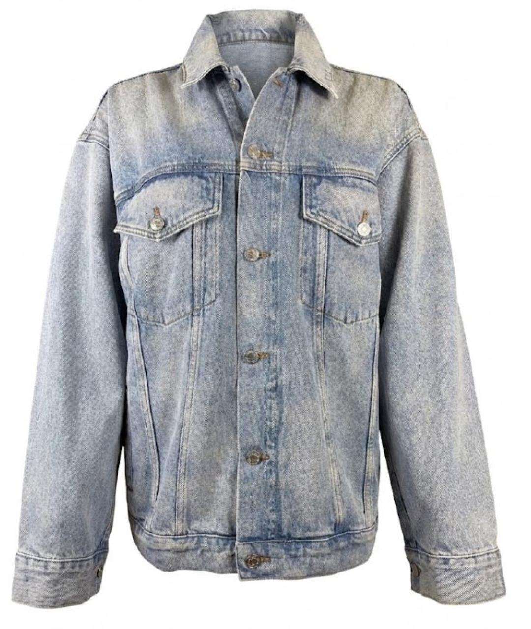 AGOLDE Голубая хлопковая куртка, фото 1