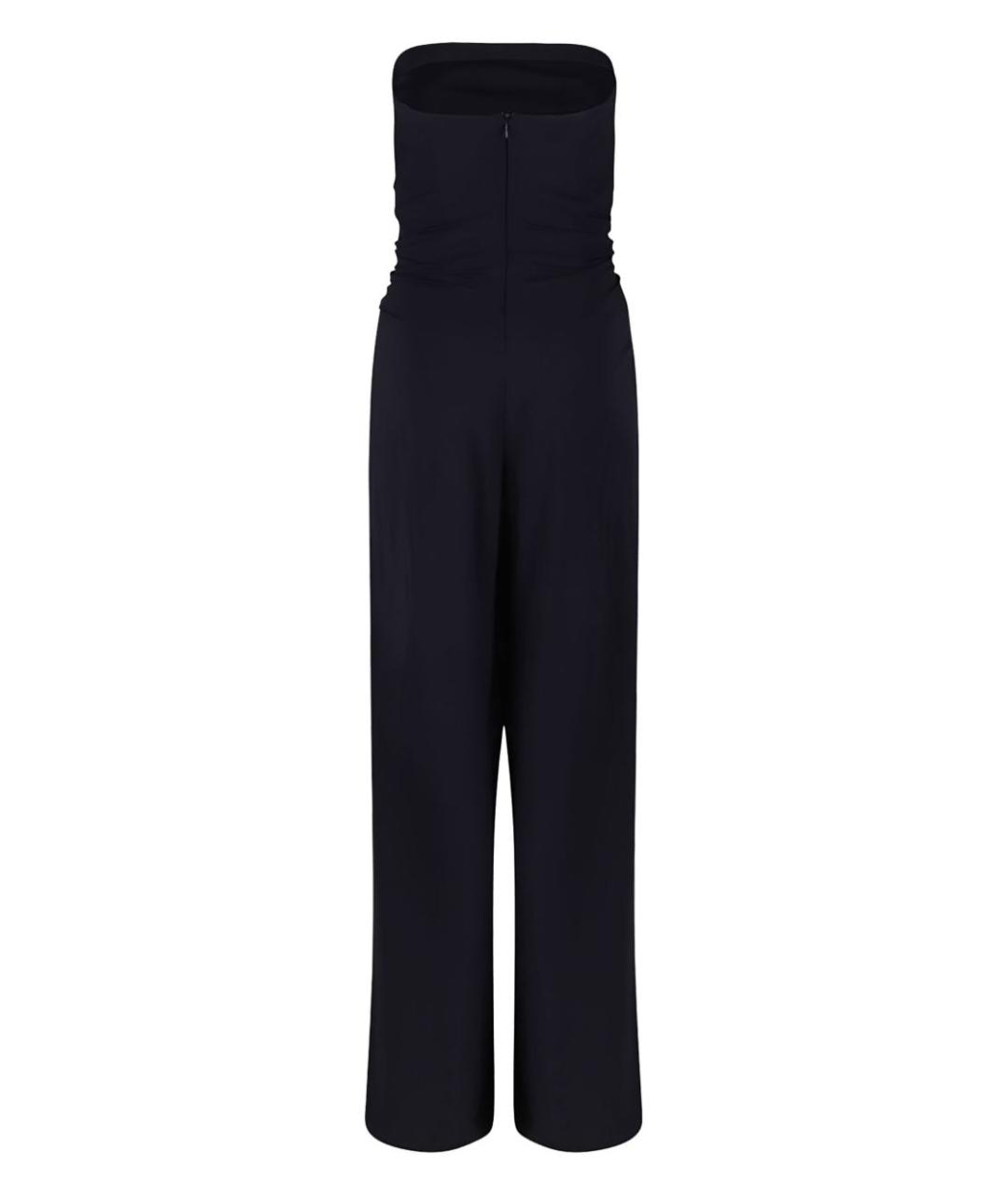 MAX MARA Черный вискозный комбинезон, фото 4