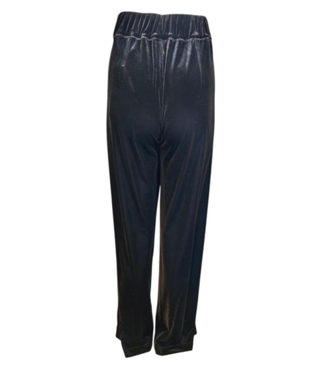 D.EXTERIOR Коричневые вискозные прямые брюки, фото 2