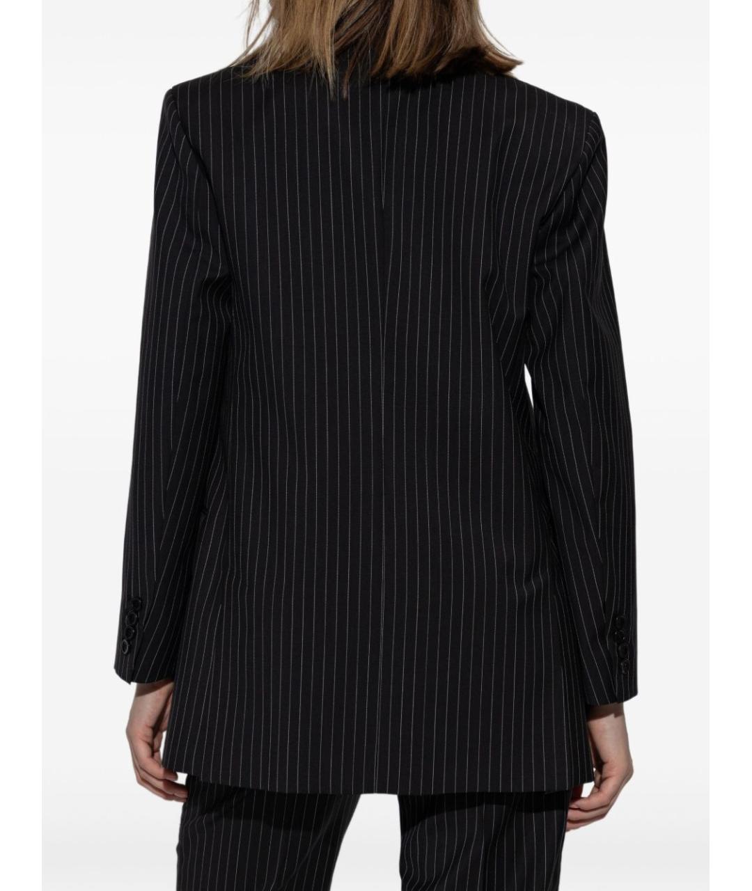 MAX MARA Черный шерстяной жакет/пиджак, фото 4