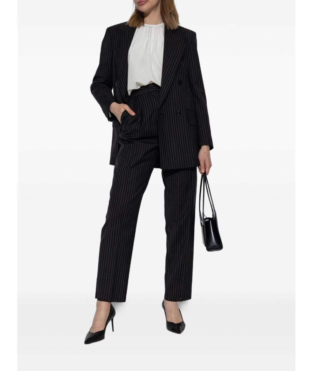 MAX MARA Черный шерстяной жакет/пиджак, фото 2