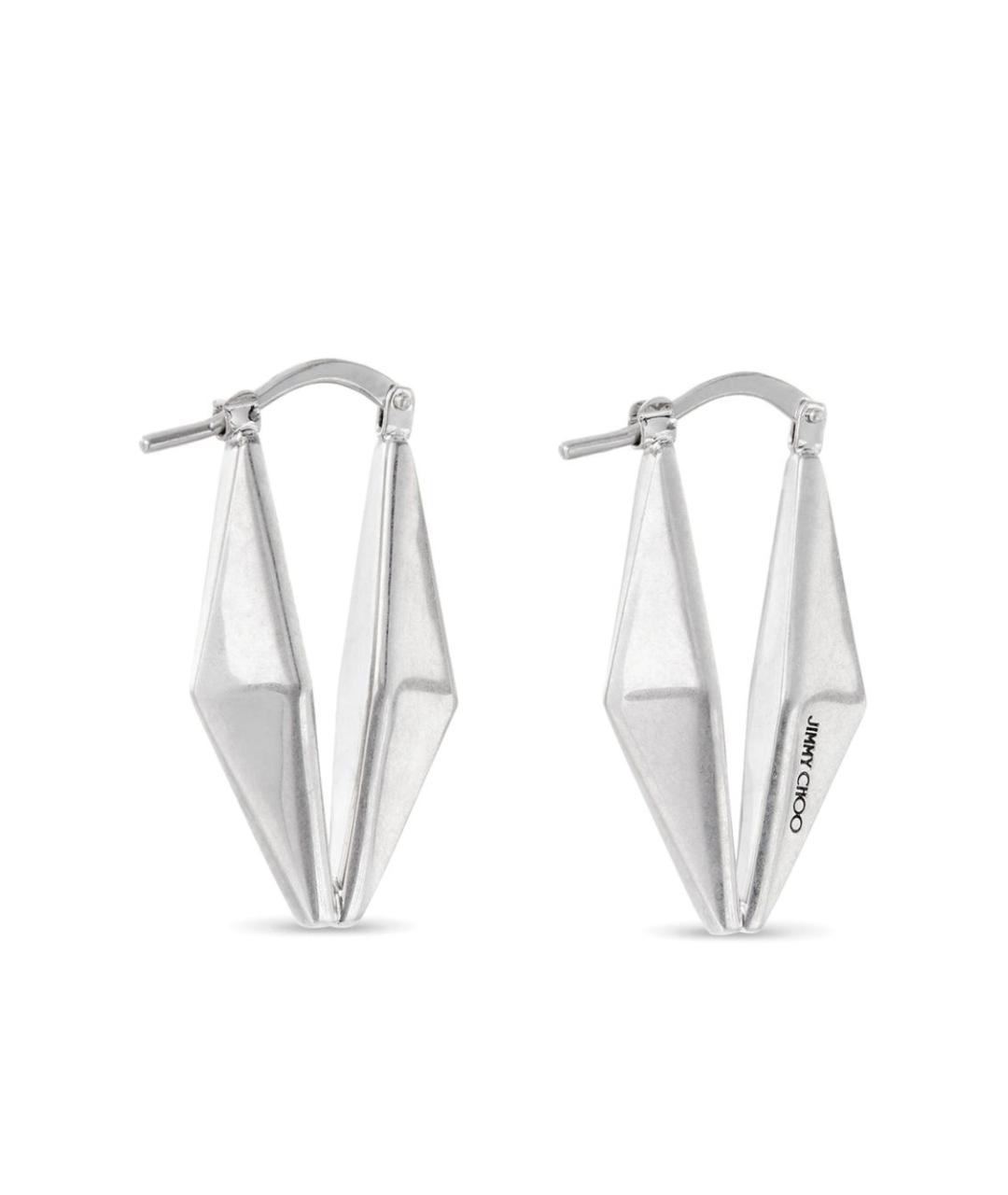 JIMMY CHOO Серебряные металлические серьги, фото 2