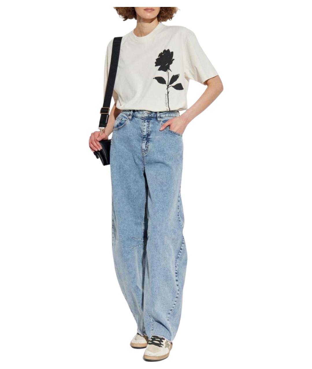 GOLDEN GOOSE DELUXE BRAND Белая футболка, фото 4