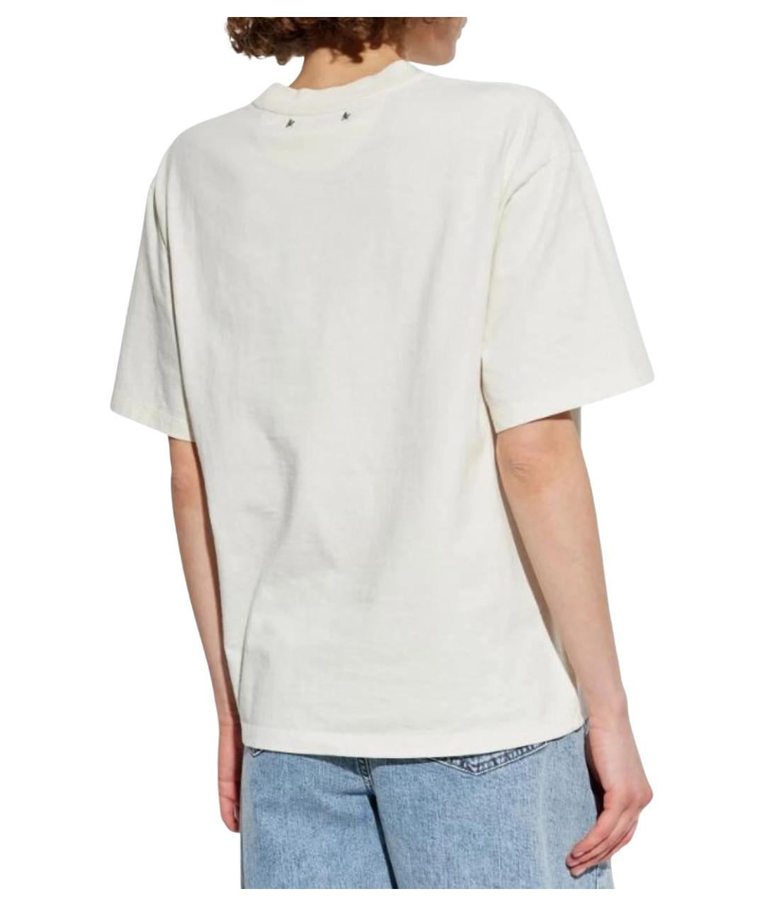 GOLDEN GOOSE DELUXE BRAND Белая футболка, фото 2