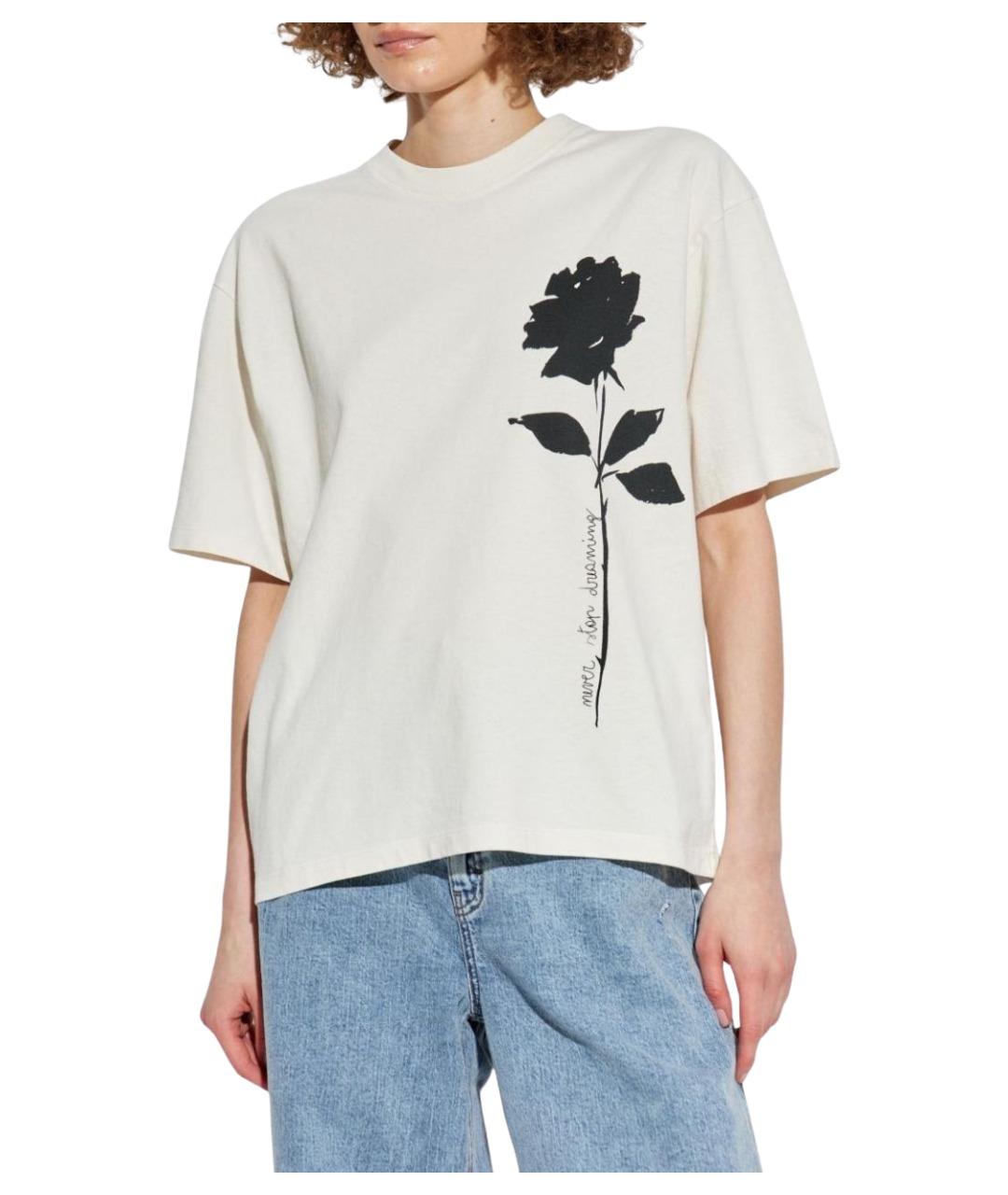 GOLDEN GOOSE DELUXE BRAND Белая футболка, фото 5