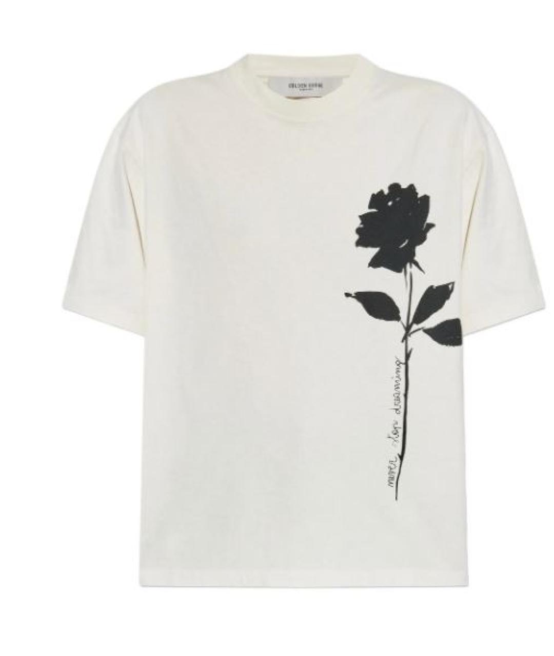 GOLDEN GOOSE DELUXE BRAND Белая футболка, фото 1