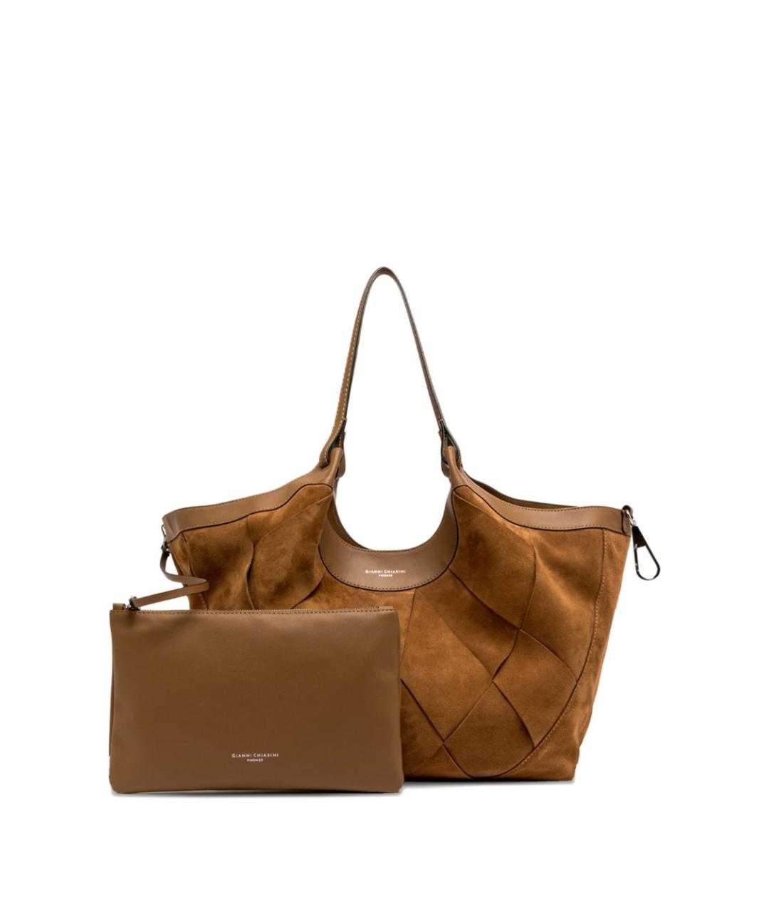 Gianni Chiarini Коричневая сумка тоут, фото 3