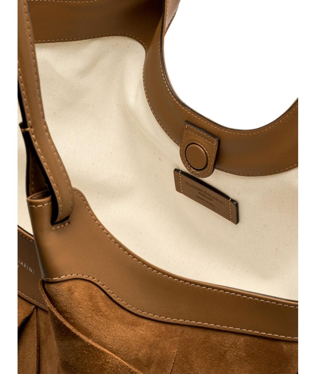 Gianni Chiarini Коричневая сумка тоут, фото 5