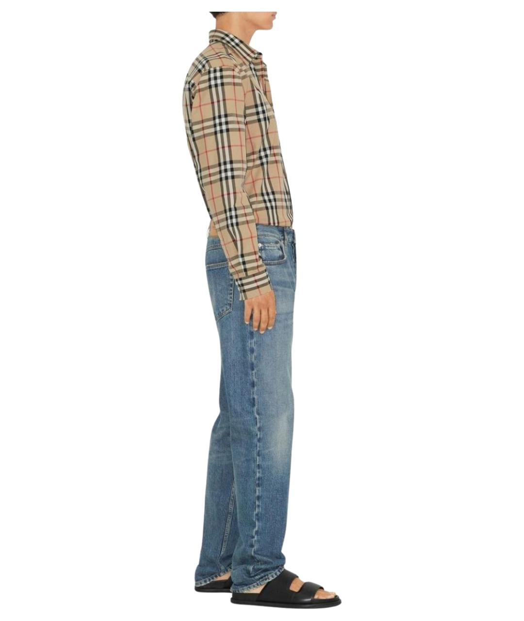 BURBERRY Мульти хлопковая классическая рубашка, фото 4