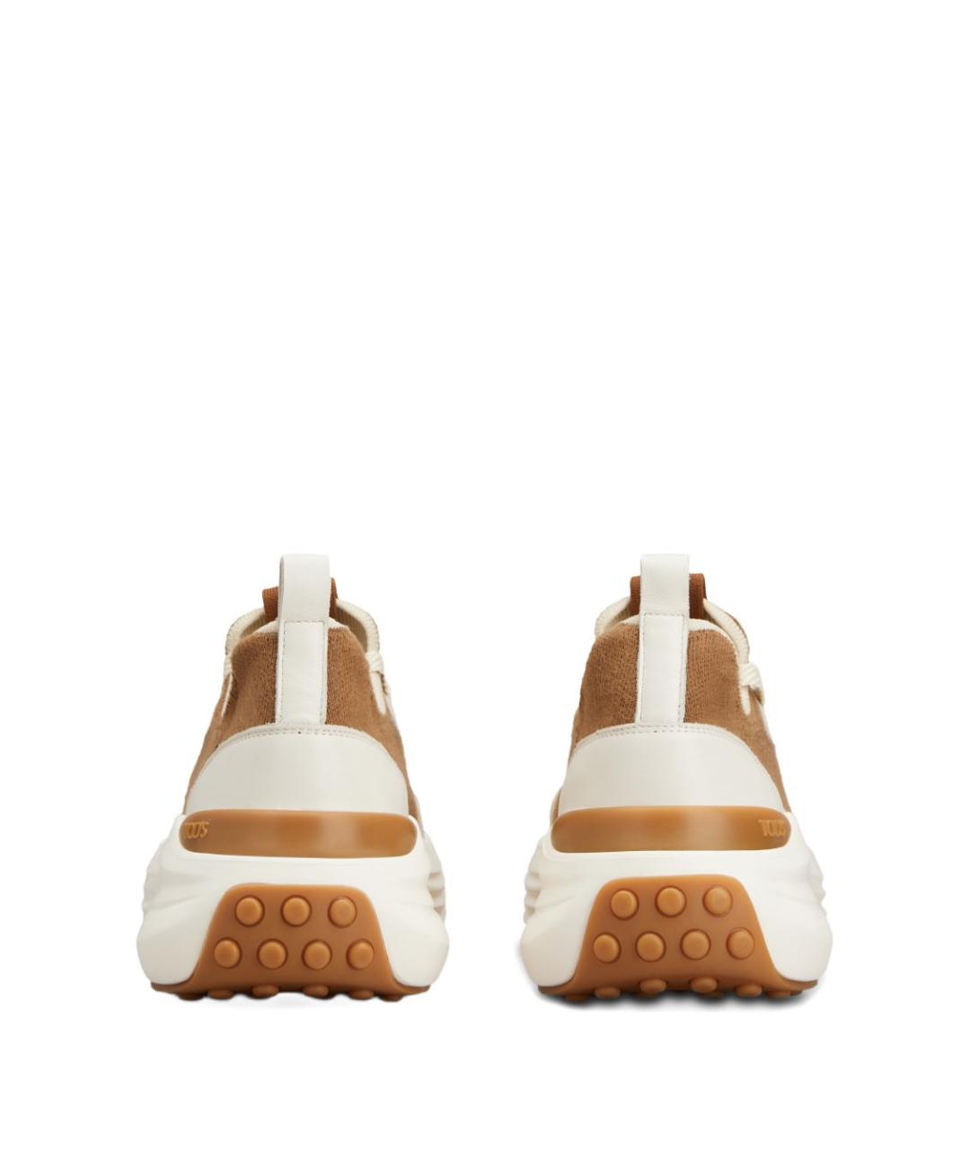 TOD'S Бежевые кроссовки, фото 4