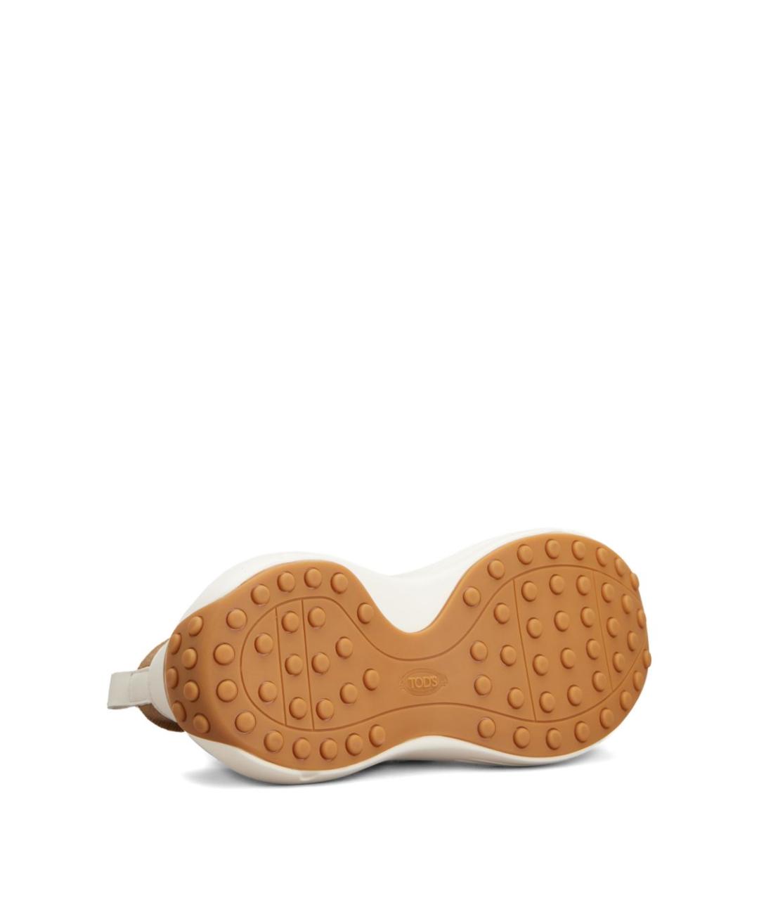 TOD'S Бежевые кроссовки, фото 2