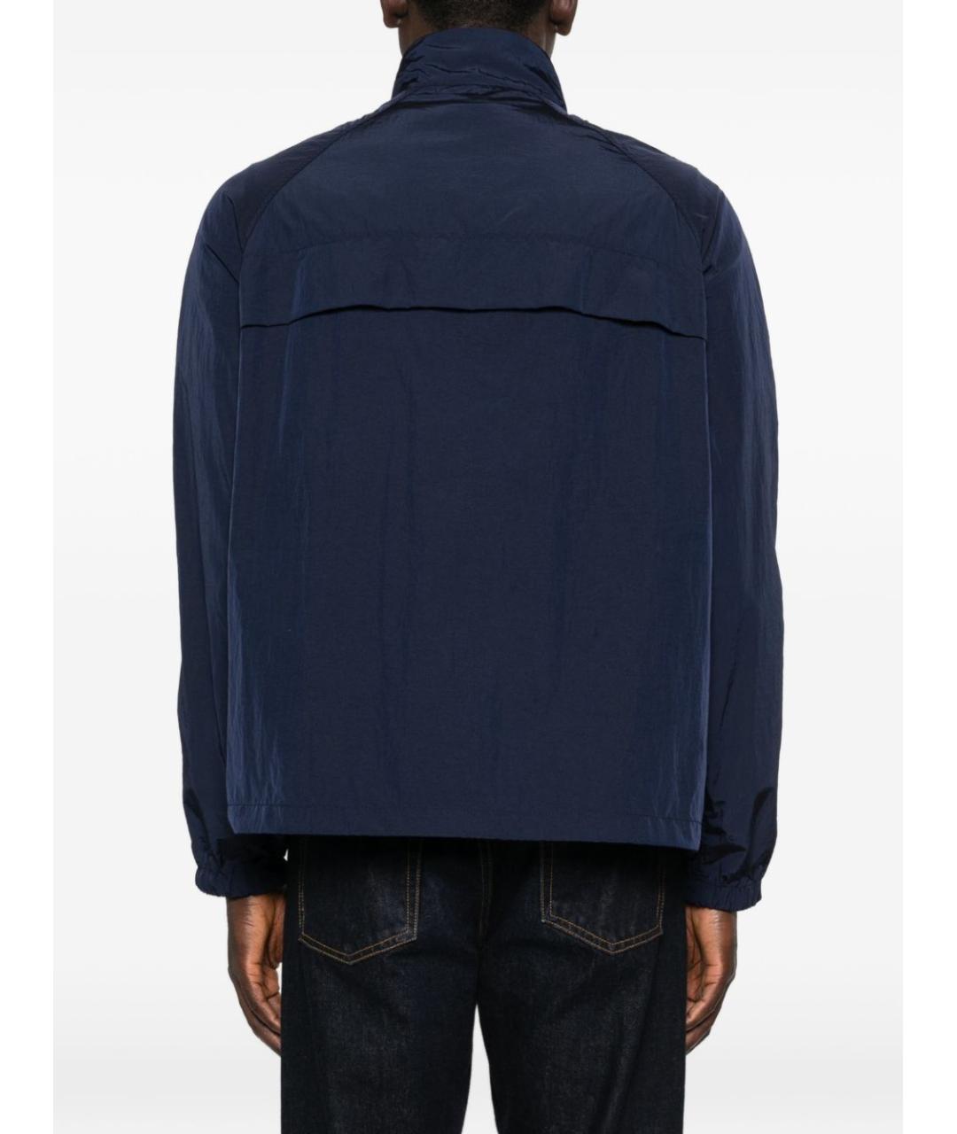 MONCLER Синяя полиамидовая куртка, фото 5