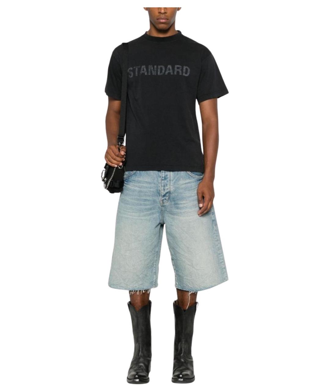 BALENCIAGA Черная футболка, фото 4