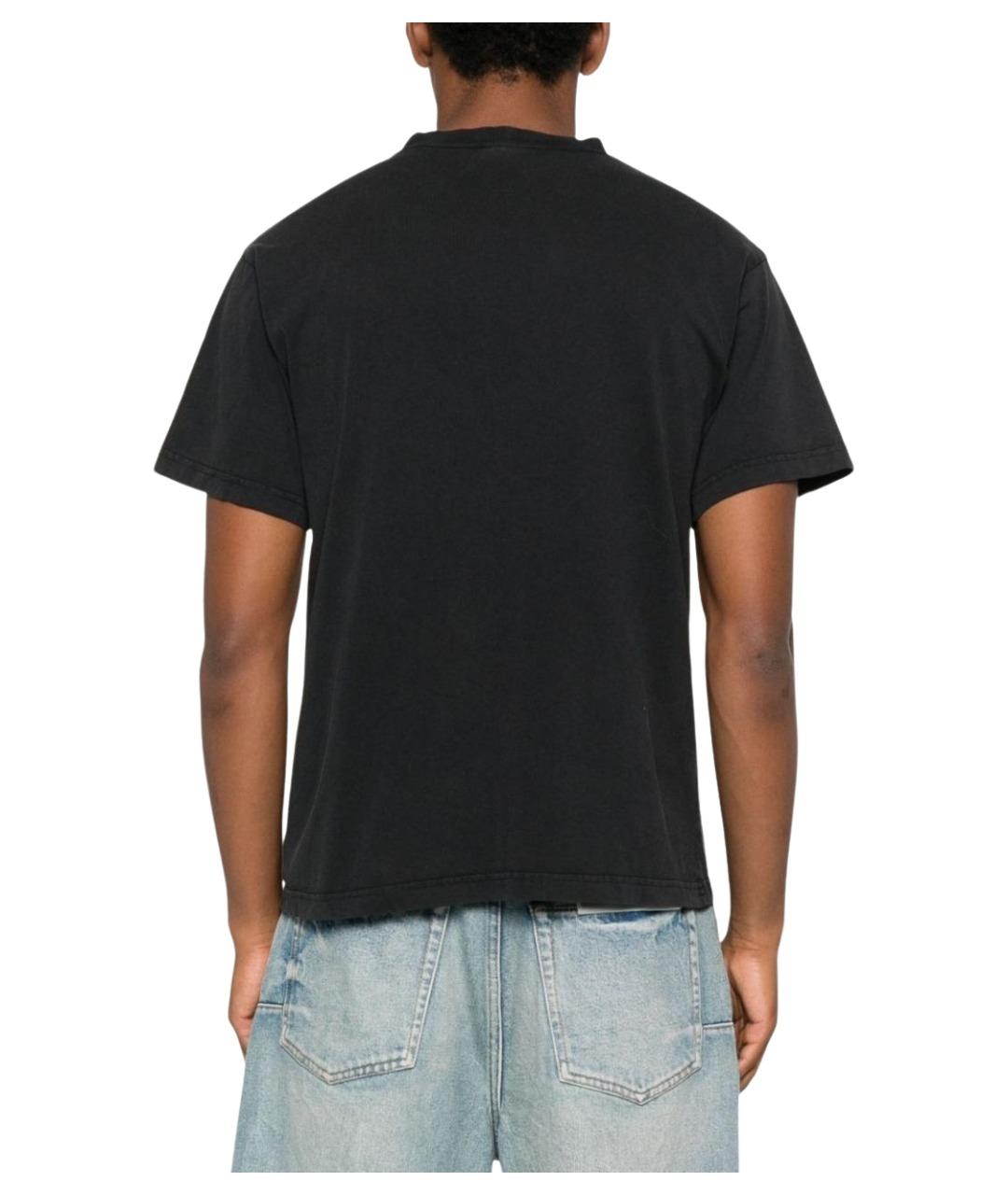 BALENCIAGA Черная футболка, фото 3