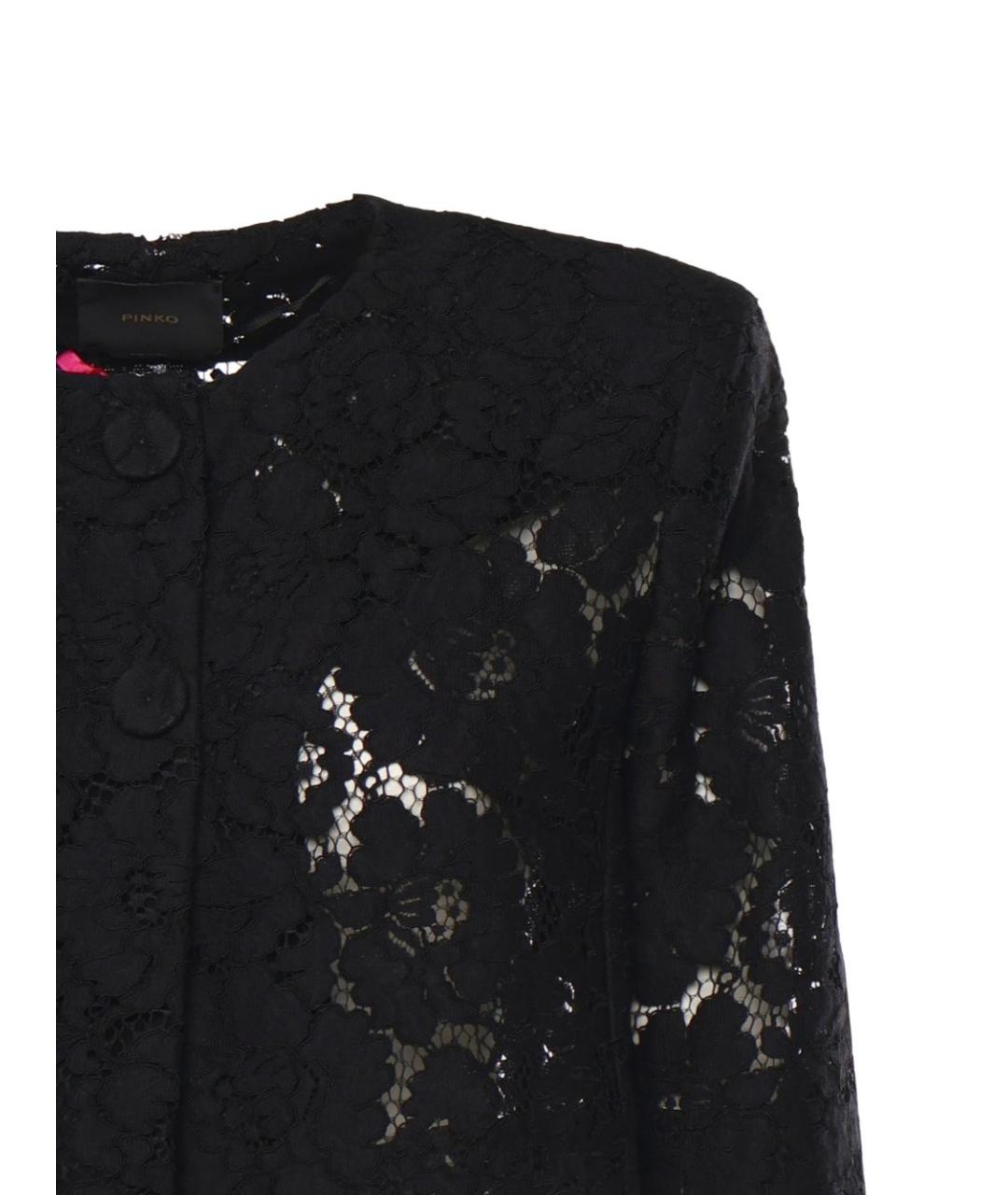 PINKO Черный хлопковый жакет/пиджак, фото 2