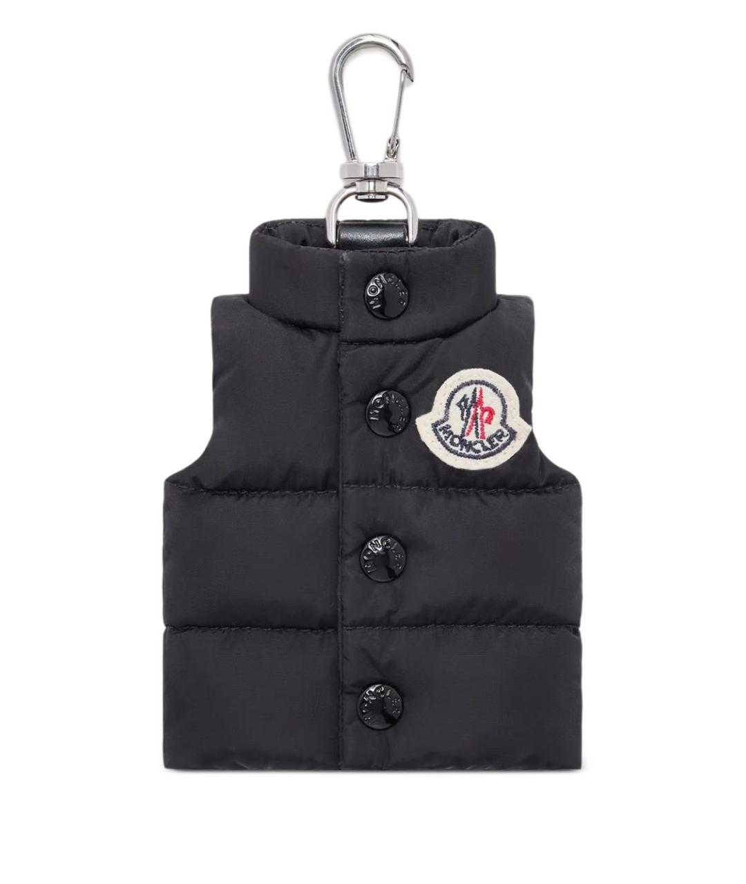 MONCLER Черный брелок, фото 3
