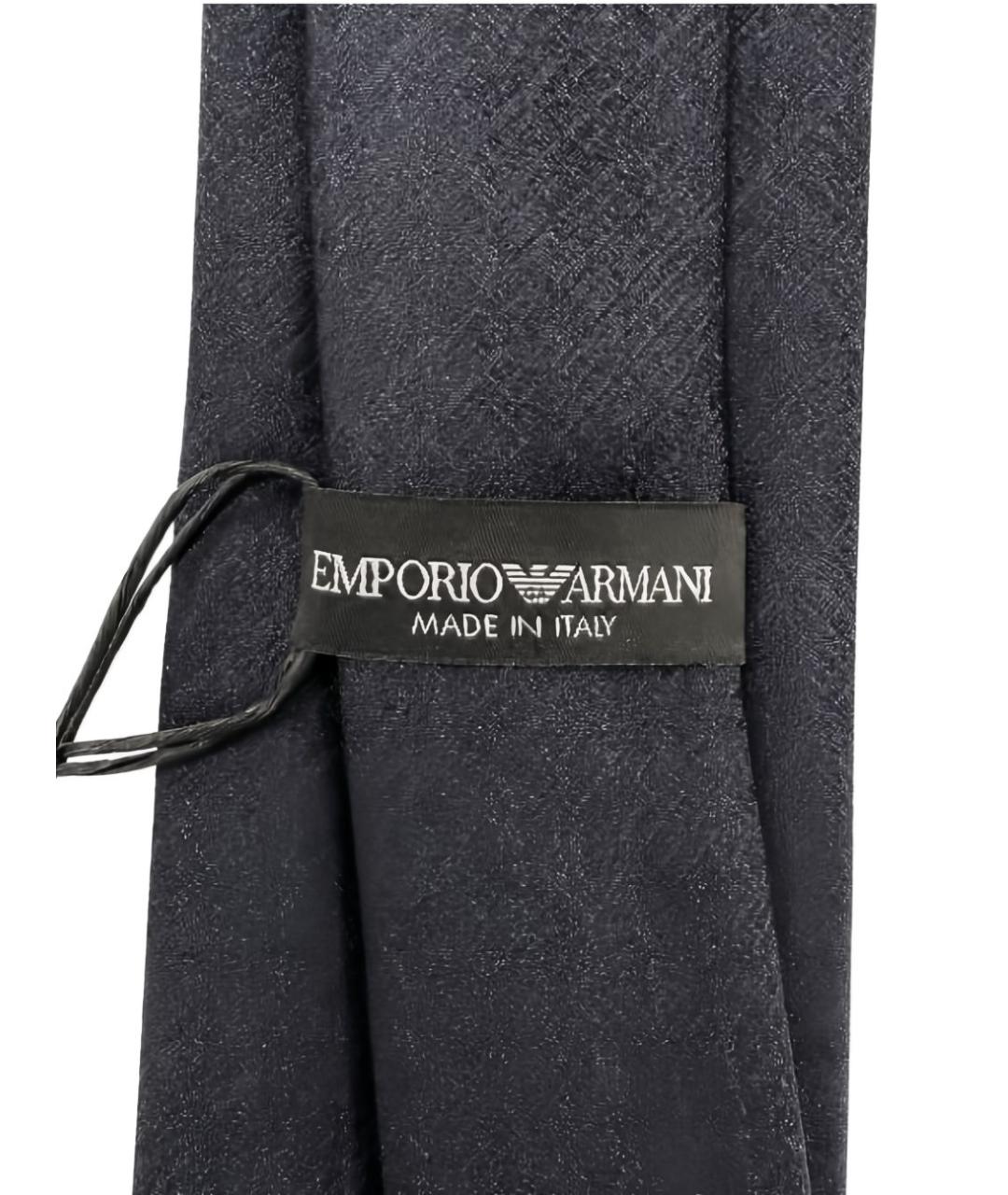 GIORGIO ARMANI Темно-синий галстук, фото 3
