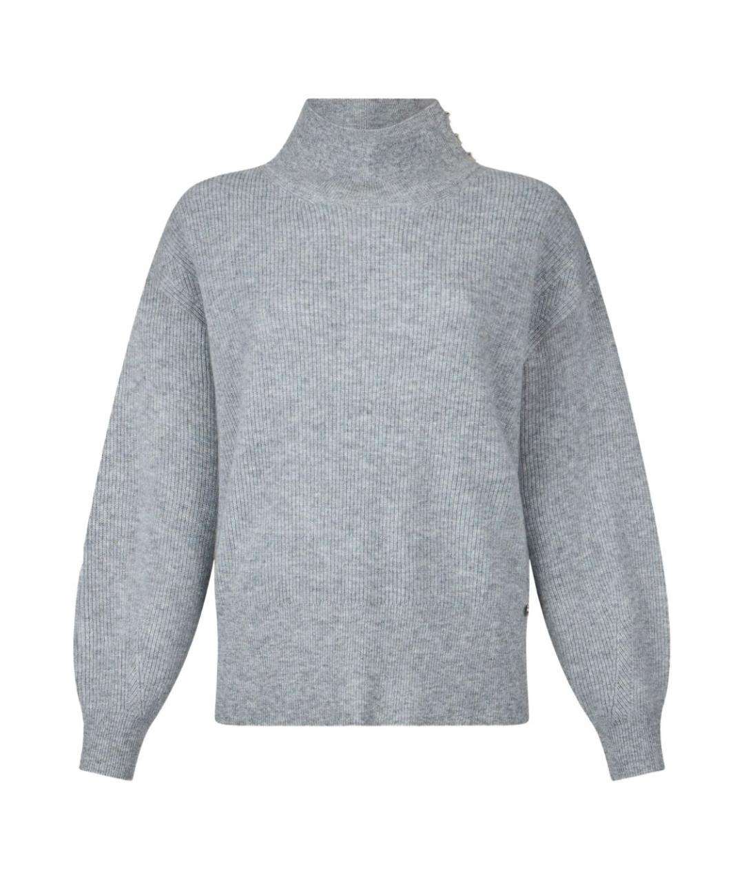 LIU JO Серый шерстяной джемпер / свитер, фото 1