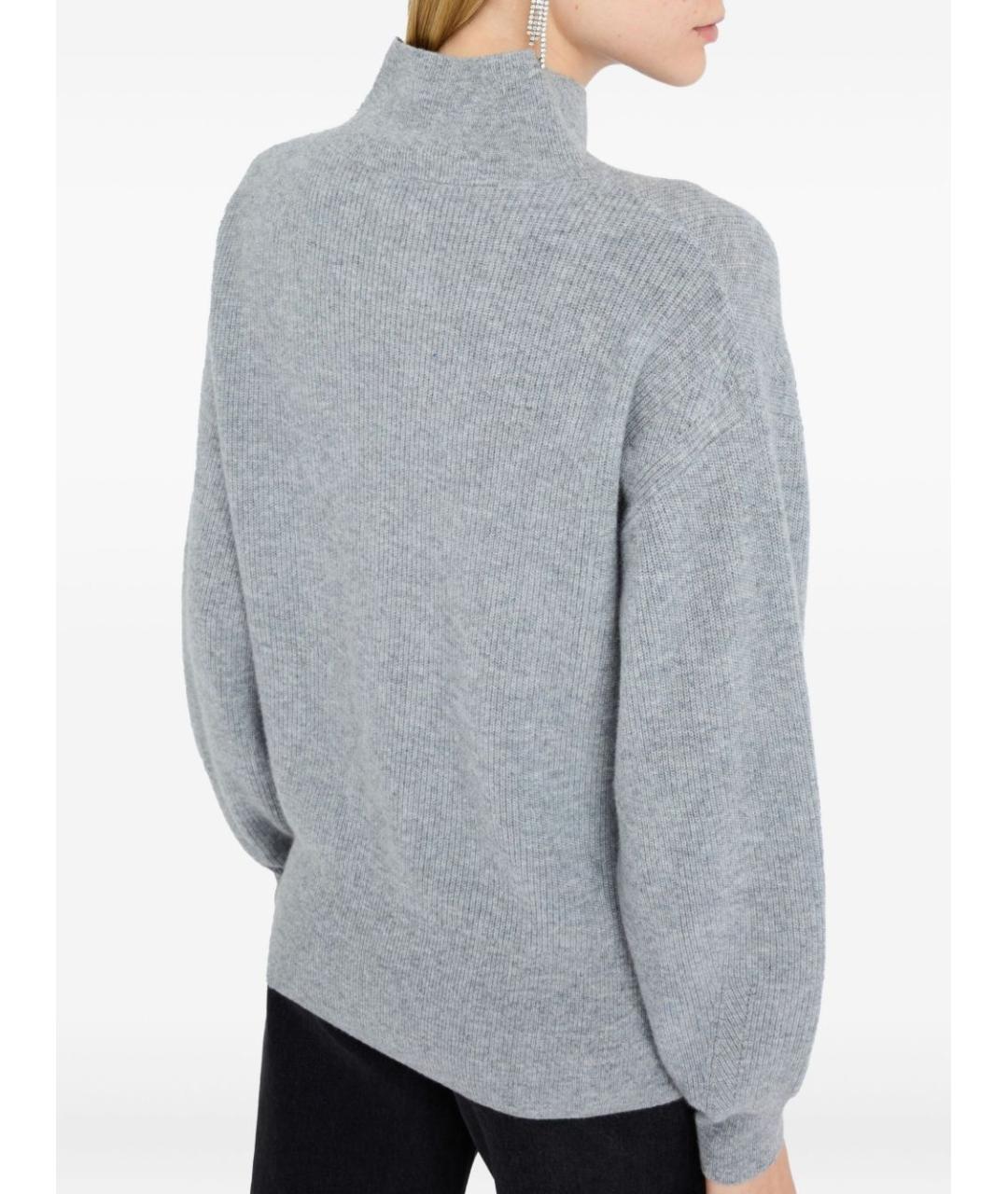 LIU JO Серый шерстяной джемпер / свитер, фото 4