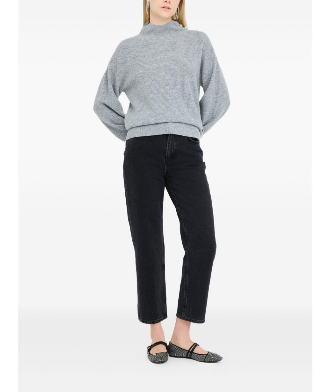 LIU JO Серый шерстяной джемпер / свитер, фото 5