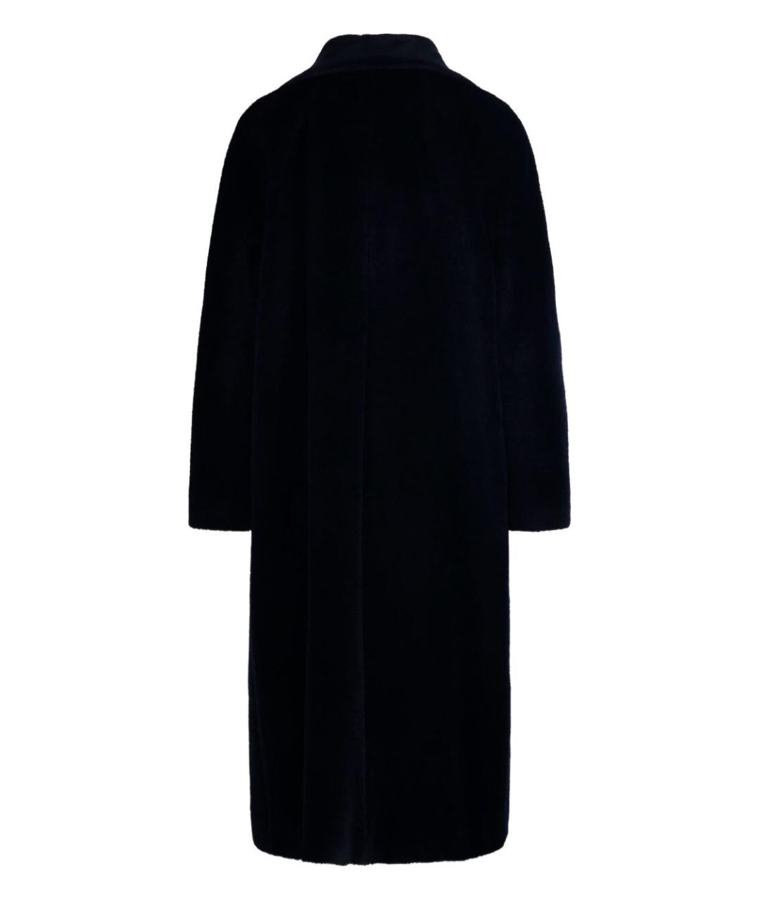 'S MAX MARA Темно-синее шерстяное пальто, фото 2