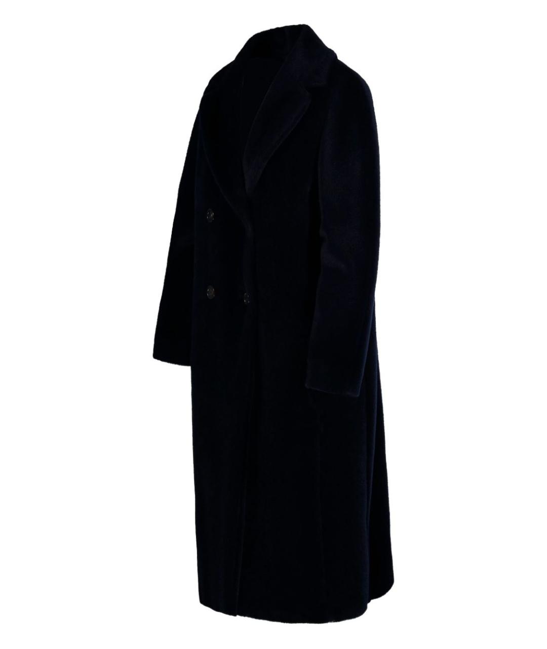 'S MAX MARA Темно-синее шерстяное пальто, фото 3