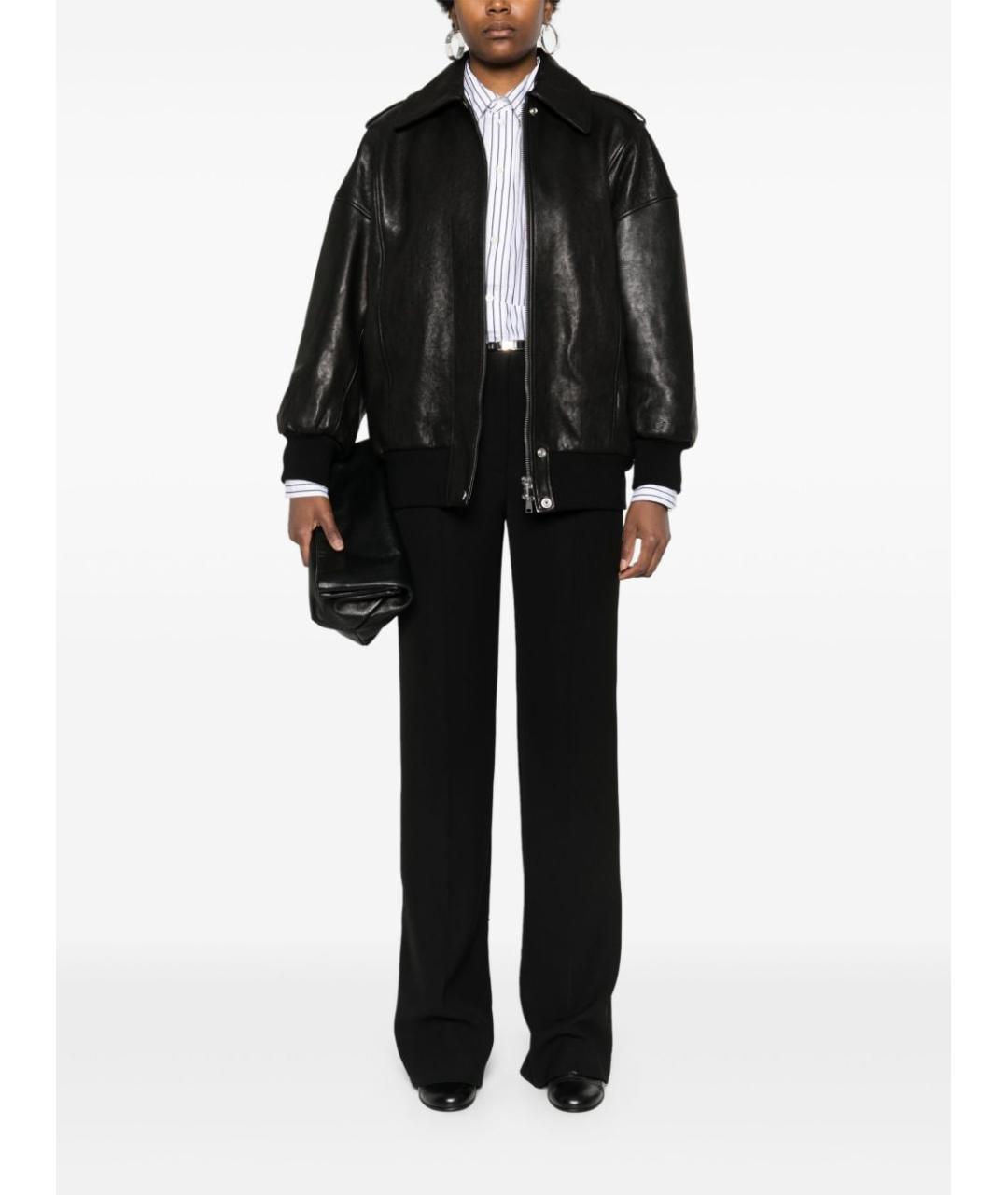 ALEXANDER MCQUEEN Черная кожаная куртка, фото 5