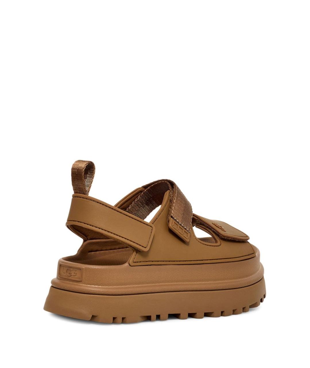 UGG AUSTRALIA Коричневые босоножки, фото 4