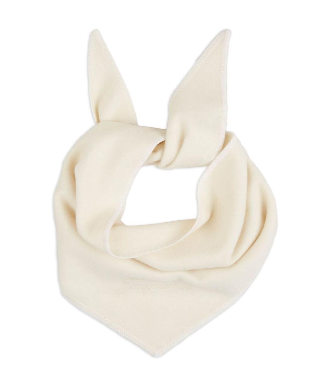 JACQUEMUS Белый кашемировый платок, фото 3