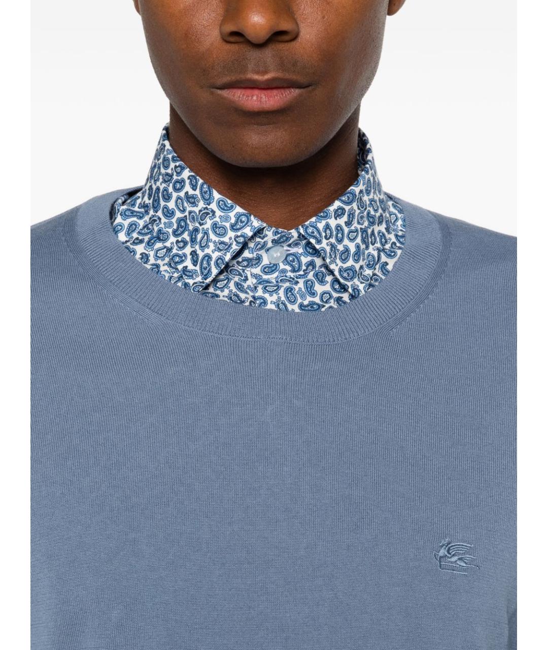 ETRO Синий джемпер / свитер, фото 2